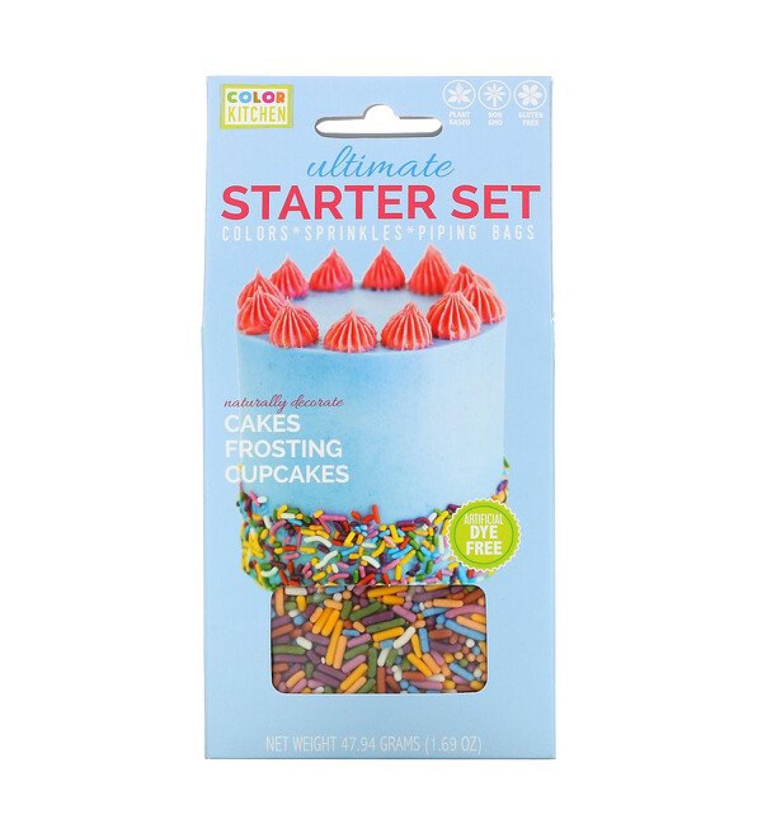 ColorKitchen Ultimate Starter Set Colors Sprinkles and Piping Bags 1.69 oz (47.94 g)
