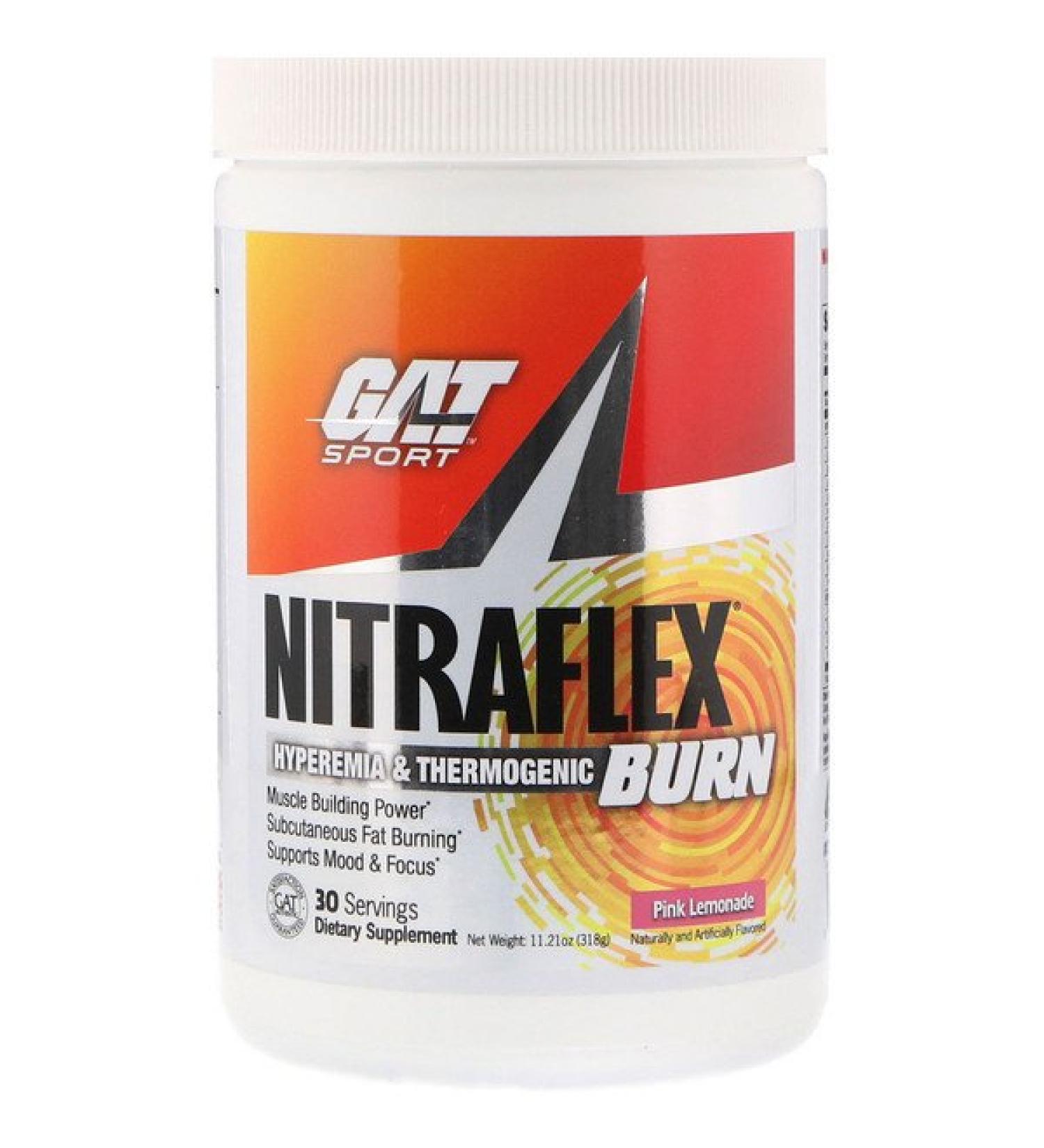 GAT NITRAFLEX BURN Pink Lemonade 11.21 oz (318 g)