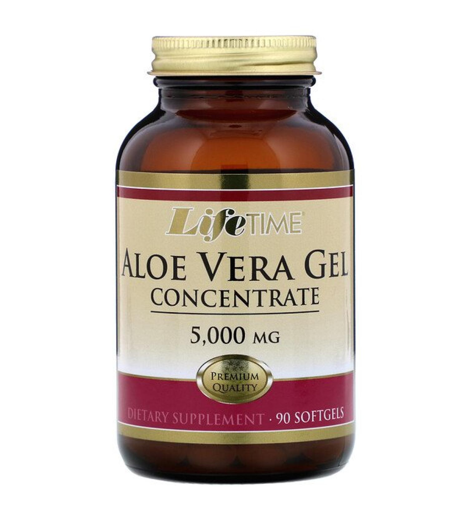 LifeTime Vitamins Aloe Vera Gel Concentrate 5000 mg 90 Softgels