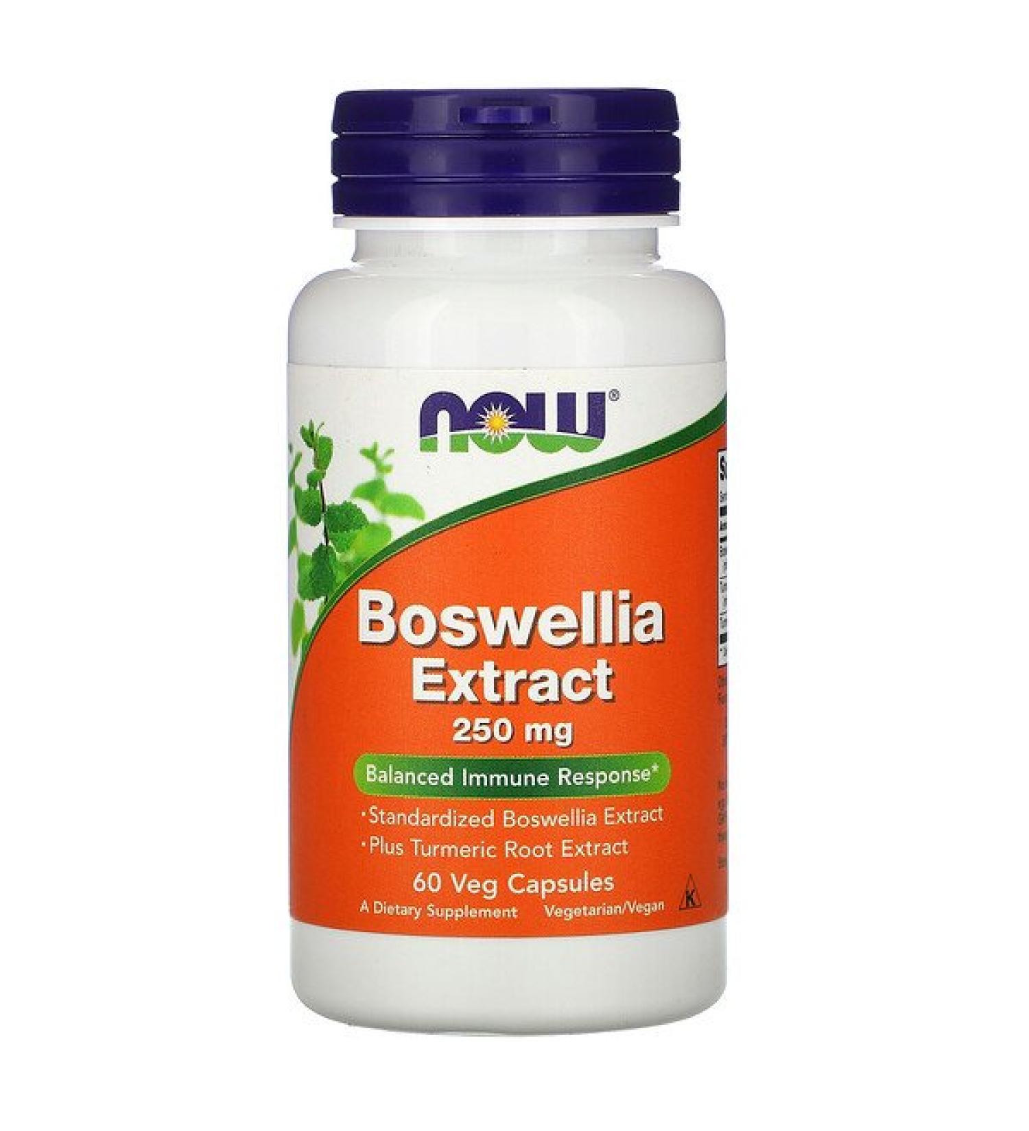 Now Foods Boswellia Extract 250 mg 60 Veg Capsules