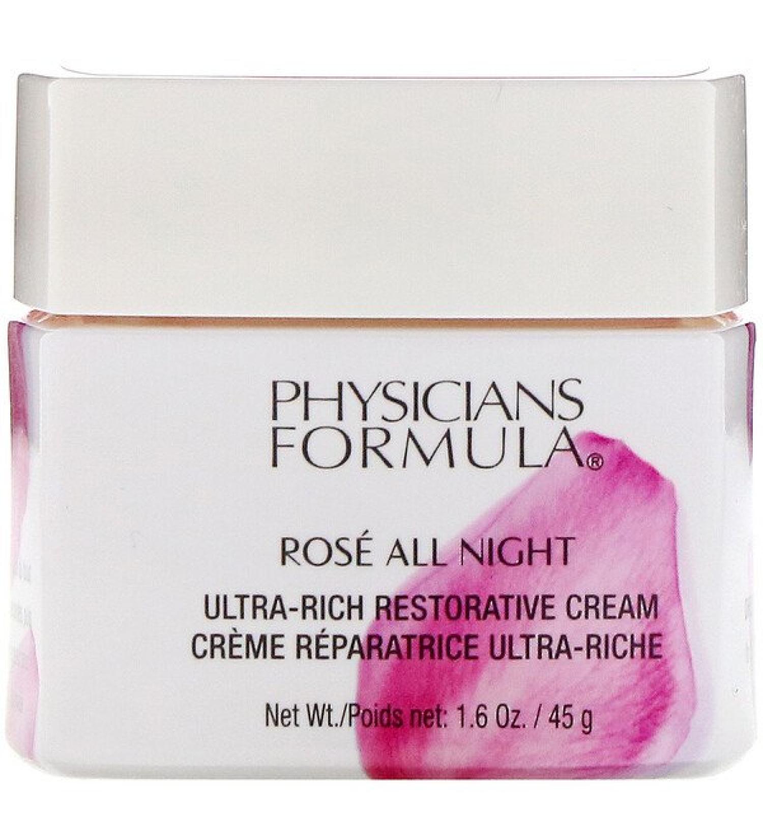 Physicians Formula Rose All Night Ultra-Rich Restorative Cream 1.6 oz (45 g)