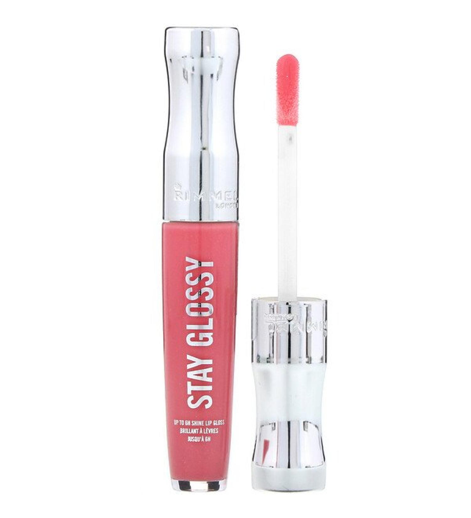 Rimmel London Stay Glossy Lip Gloss 150 Claridge's Ruby .18 fl oz (5.5 ml)