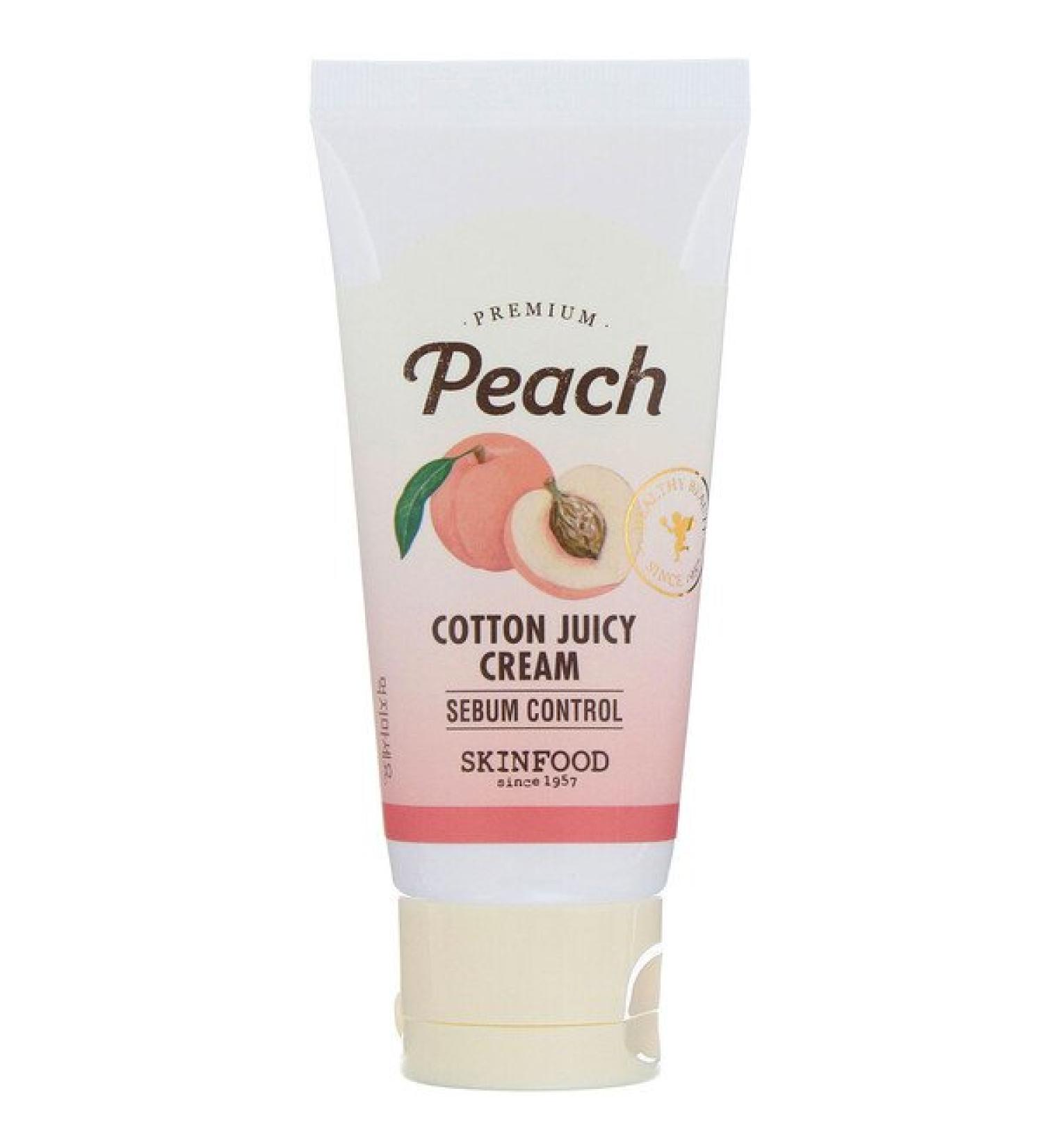 Skinfood Premium Peach Cotton Juicy Cream 2.03 fl oz (60 ml)