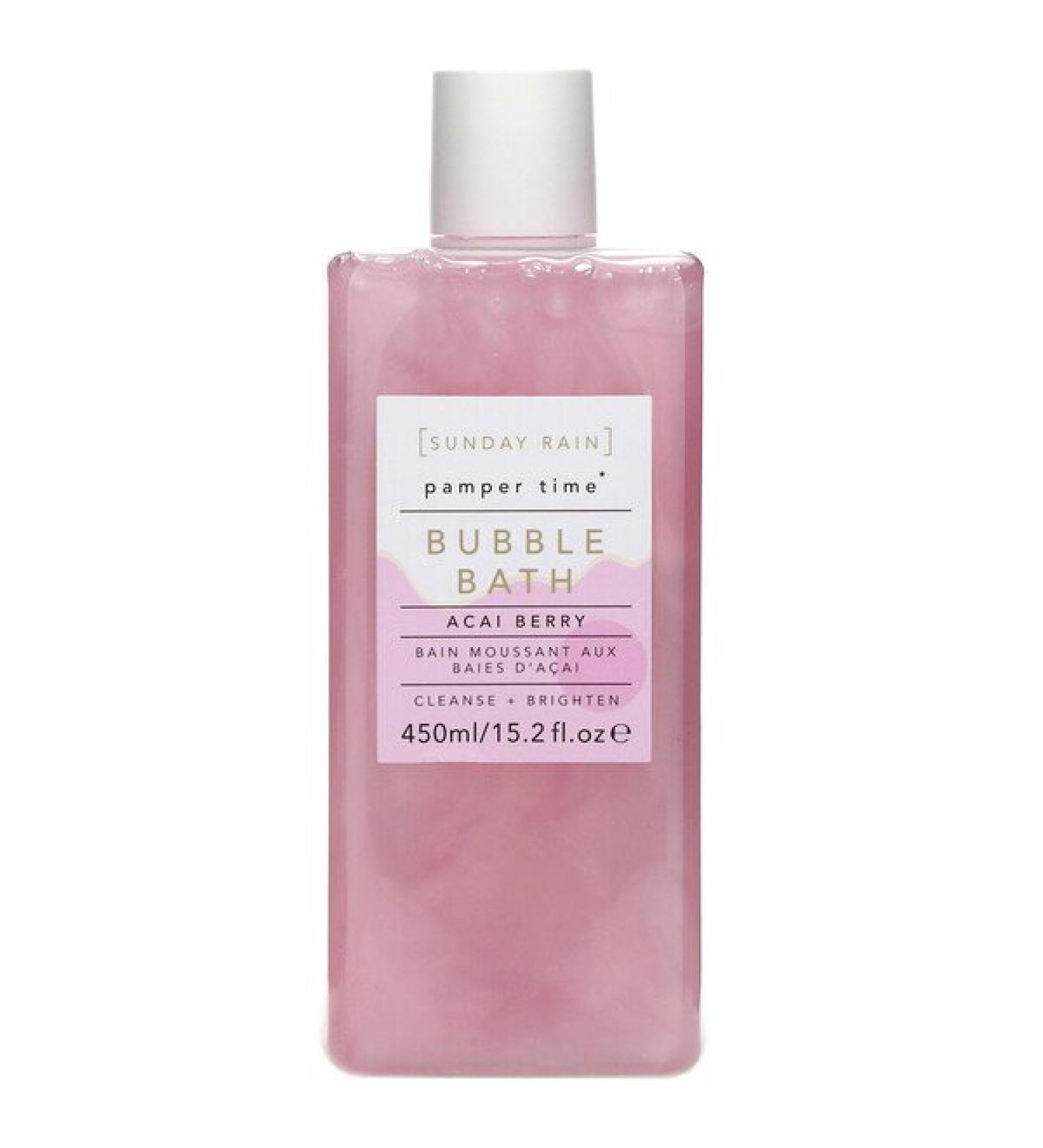 Sunday Rain Pamper Time Bubble Bath Acai Berry 15.2 fl oz (450 ml)