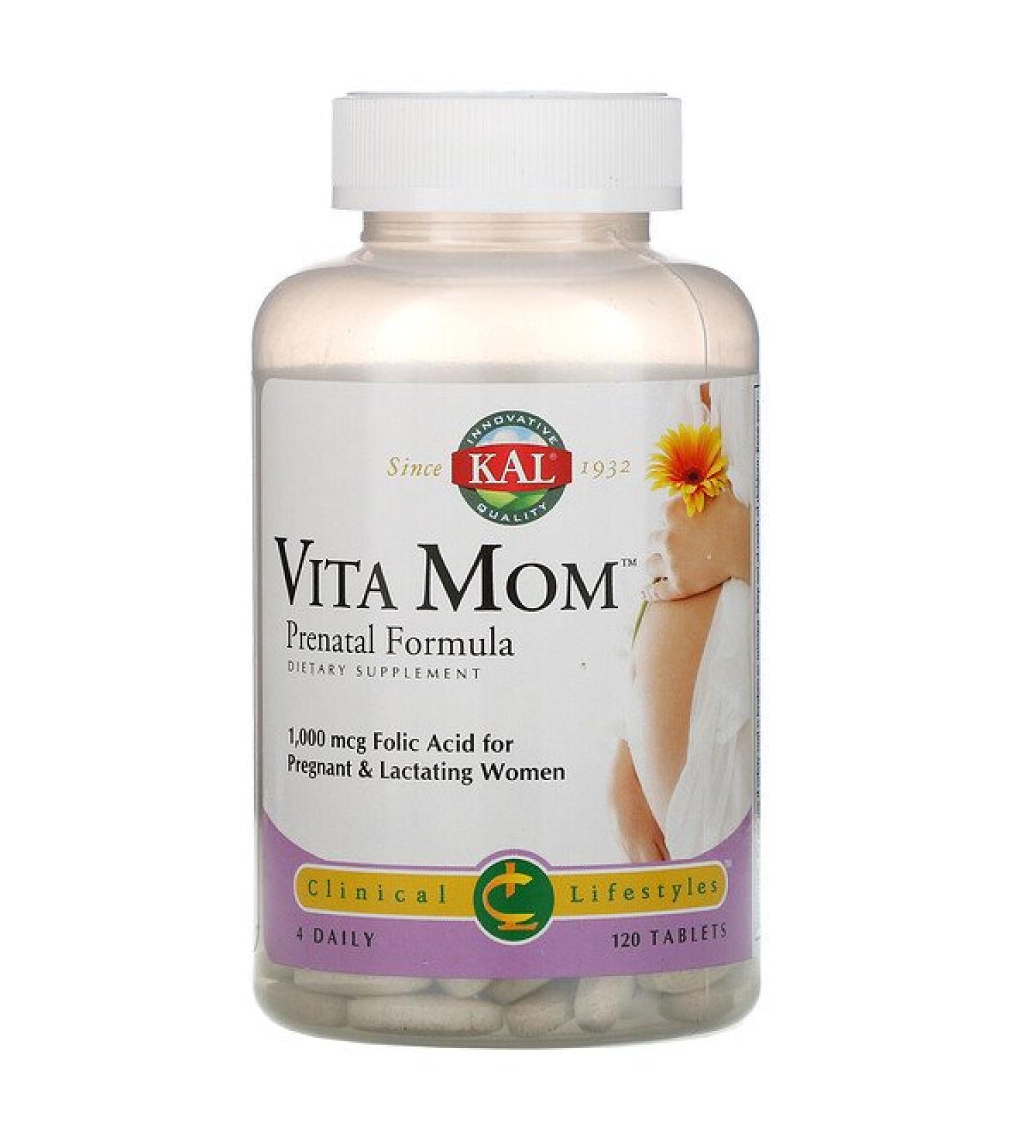 KAL Vita Mom Prenatal Formula 120 Tablets