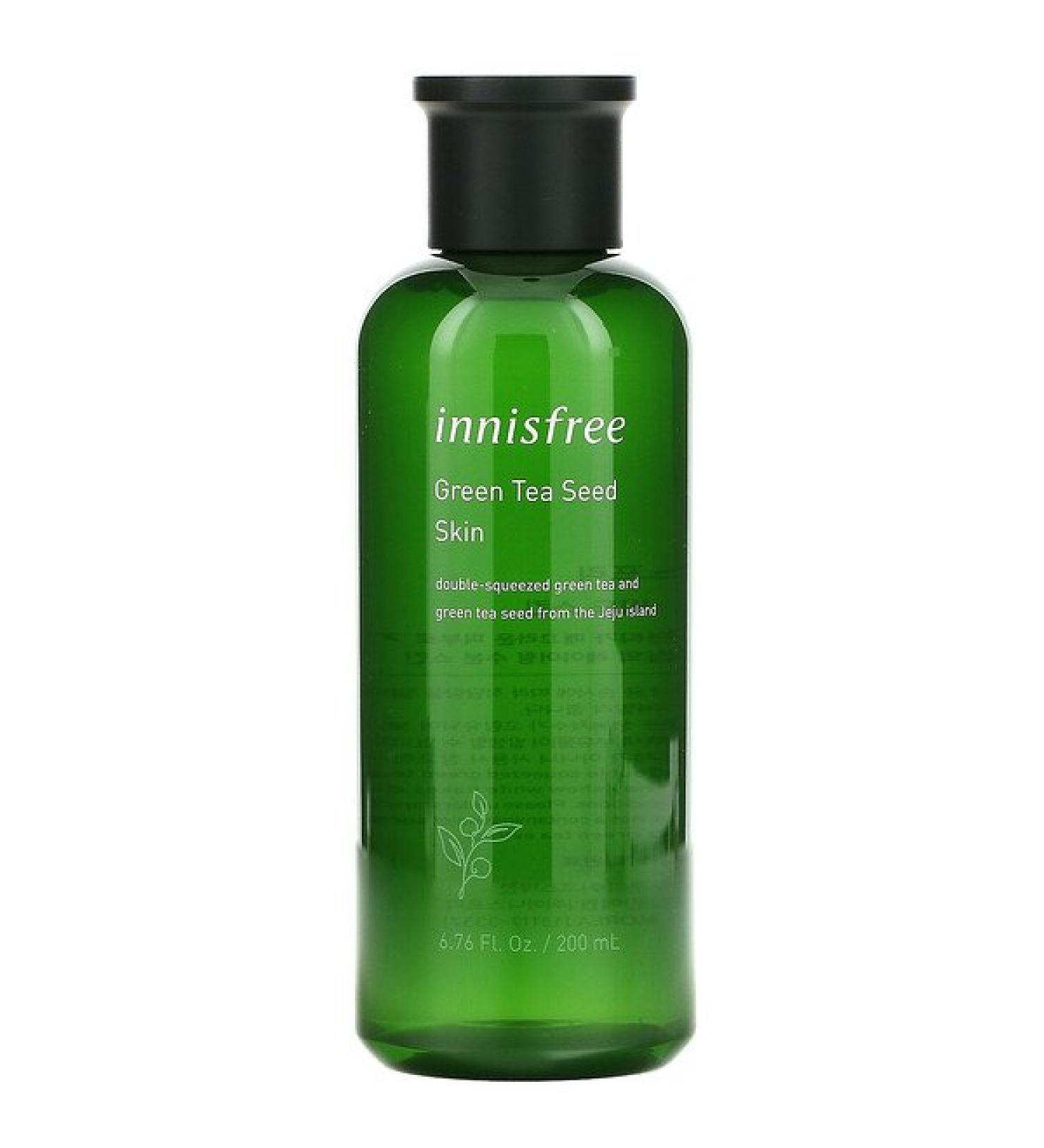 Innisfree Green Tea Seed Skin 200ml | Hydrating & Nourishing Toner - Buy Online on SooperMarket.com