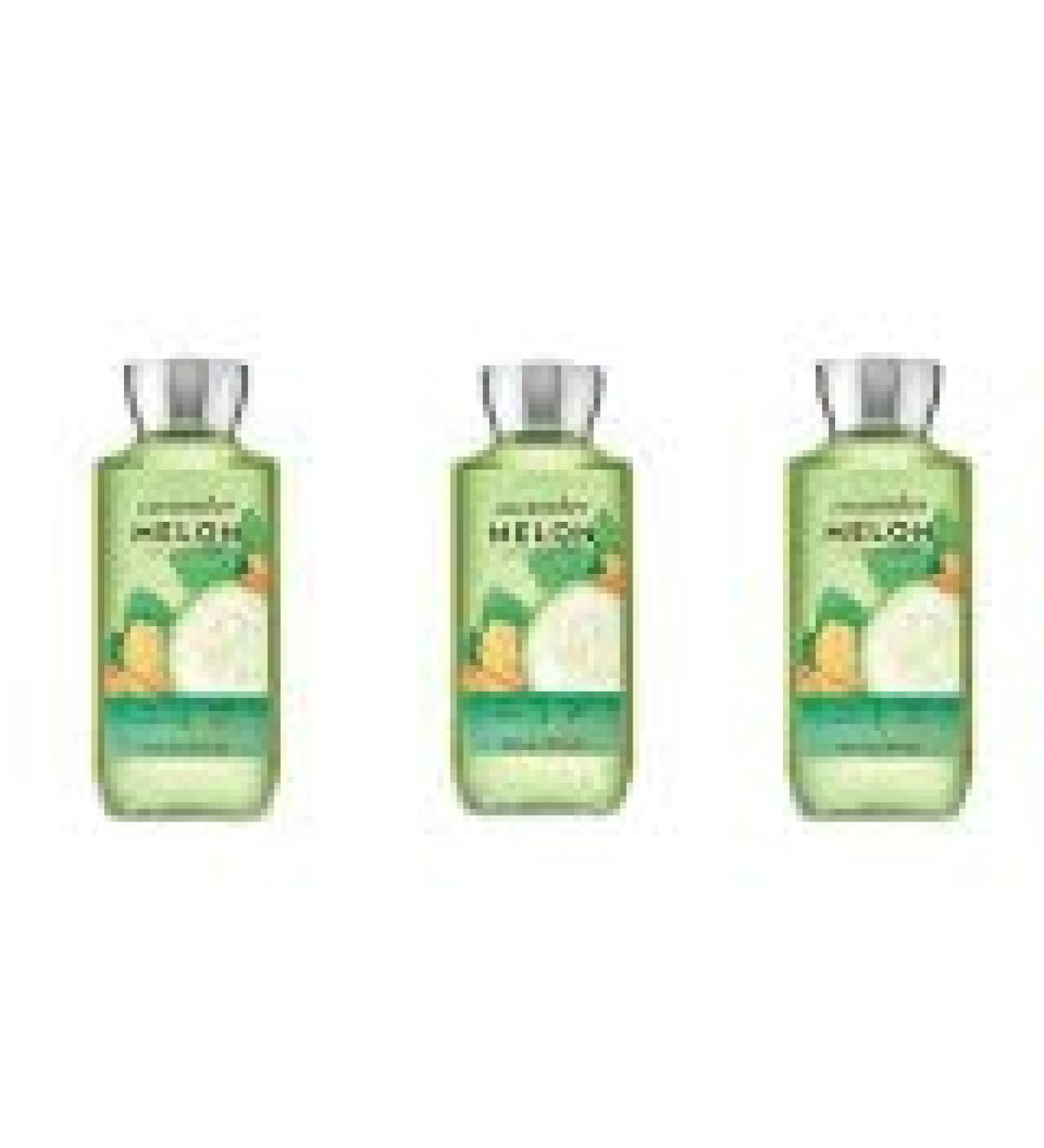 x3 Bath and Body Works Cucumber Melon Shower Gel Original Set Cucumber Melon 10 Fl Oz (Pack of 3)