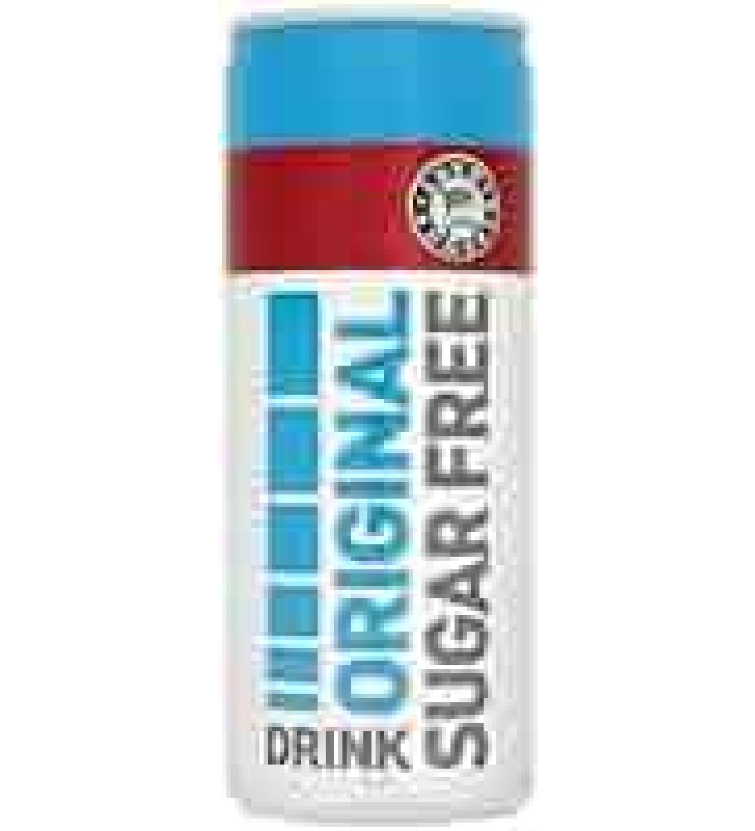 Euro Shopper Original Sugar-Free Drink 250ml (Pack of 24) | Refreshing Zero-Sugar Energy Boost | Carbonated Fruit Flavour Drink with Sweeteners - Buy Online on SooperMarket.com