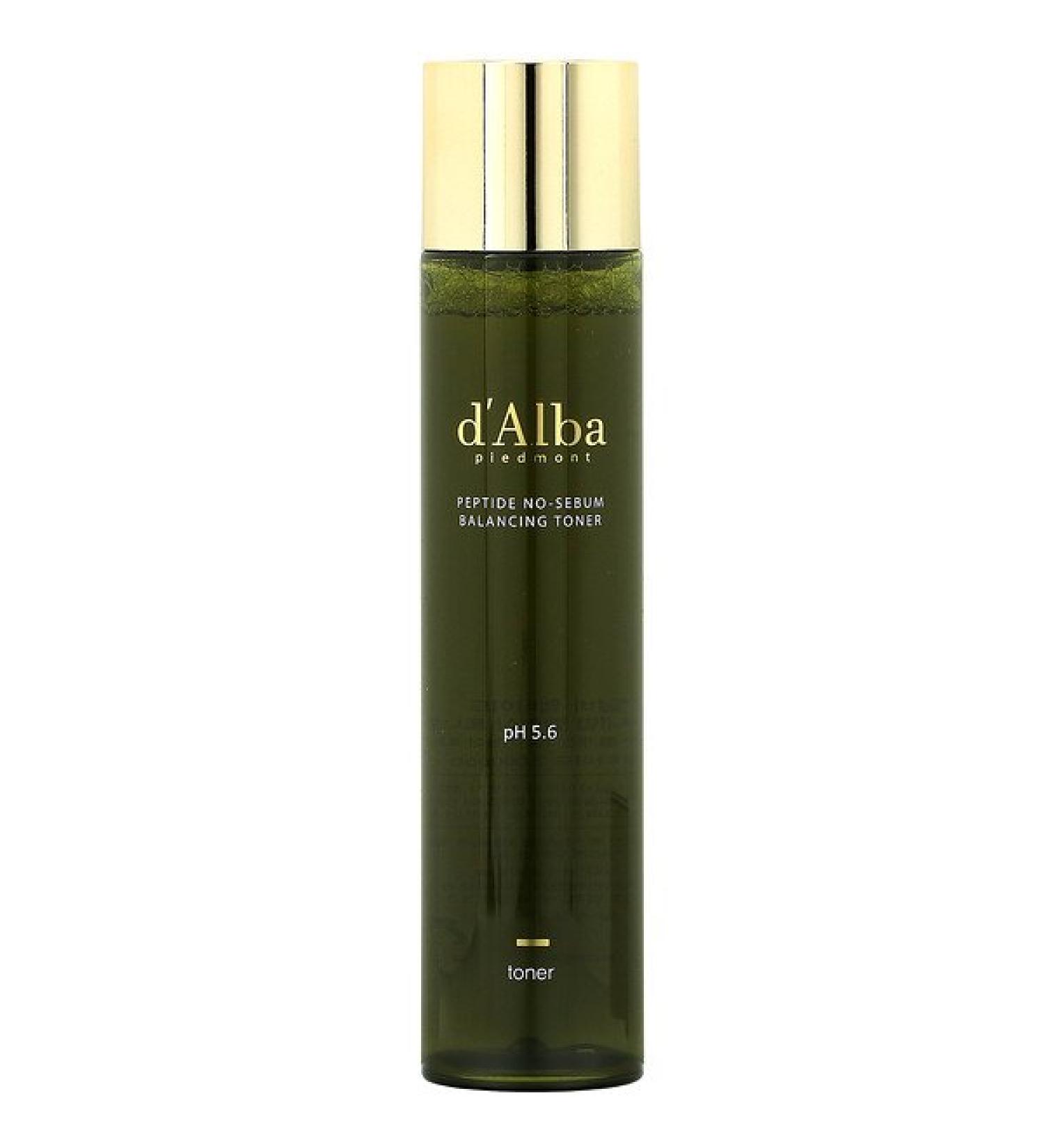 d'Alba Peptide No-Sebum Balancing Toner 4.90 fl oz (145 ml)
