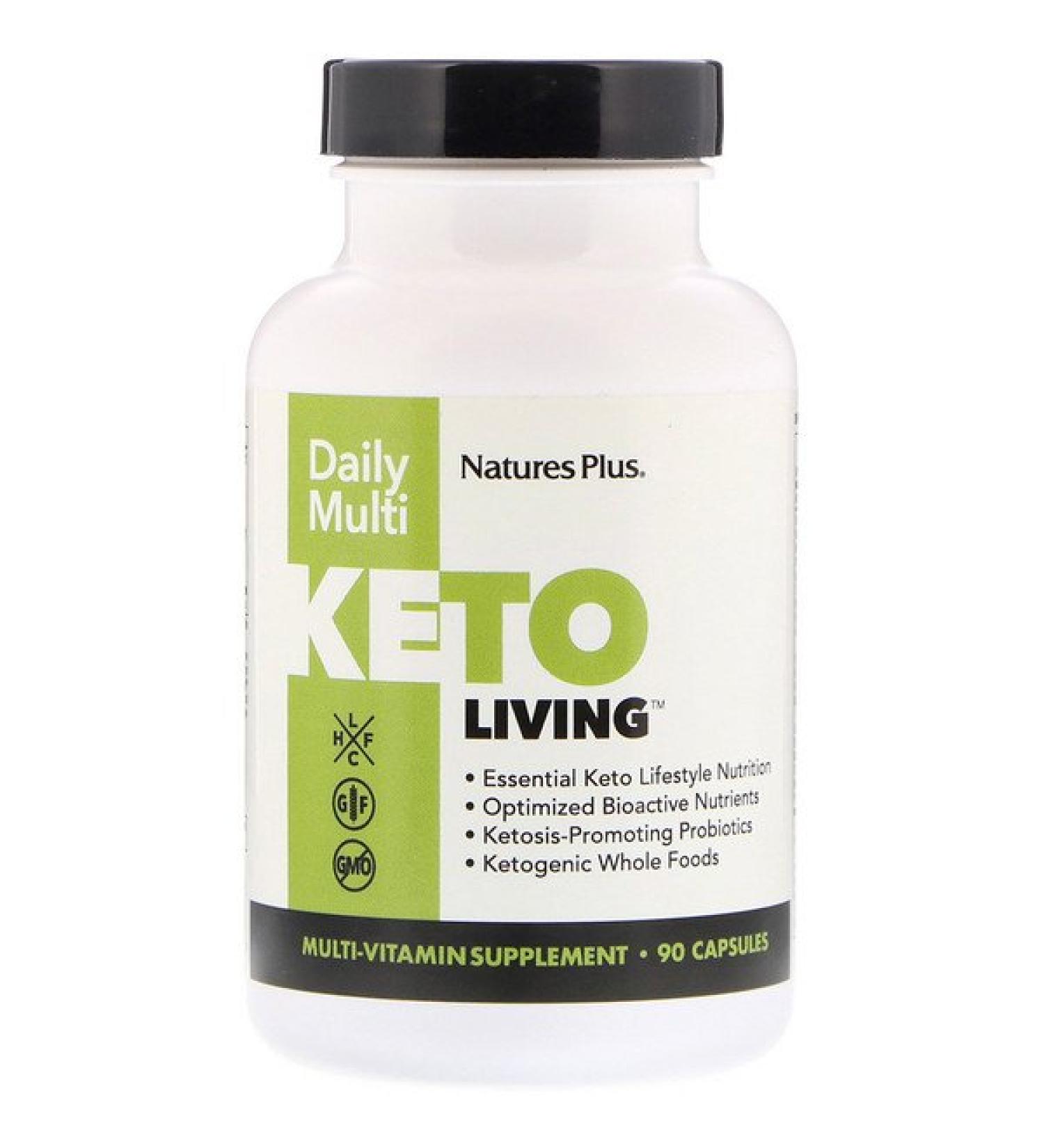 Nature's Plus KetoLiving Daily Multi 90 Capsules