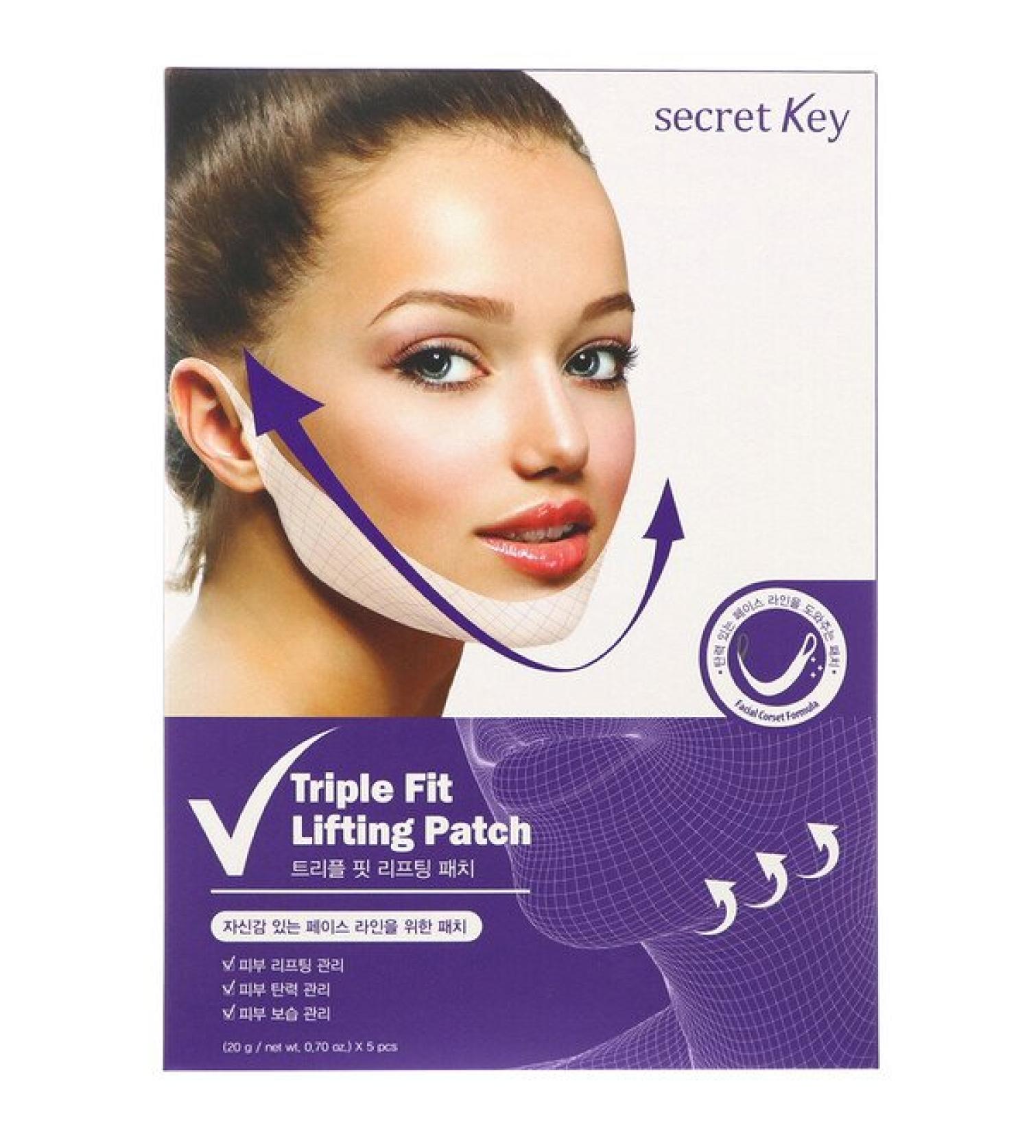 Secret Key Triple Fit Lifting Patch 5 Patches 0.70 oz (20 g) Each