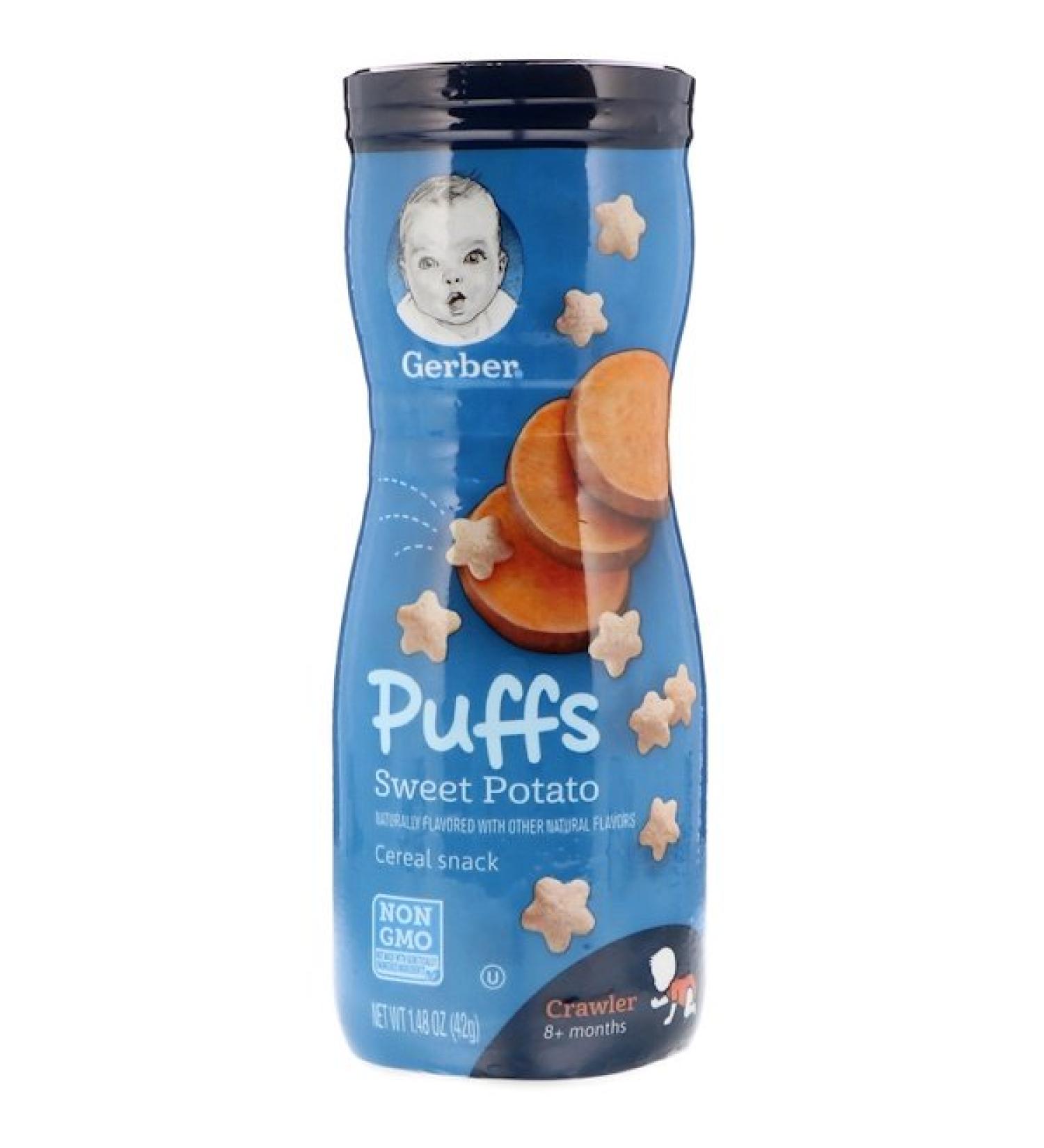 Gerber Puffs Cereal Snack  8+ Months Sweet Potato 1.48 oz (42 g)