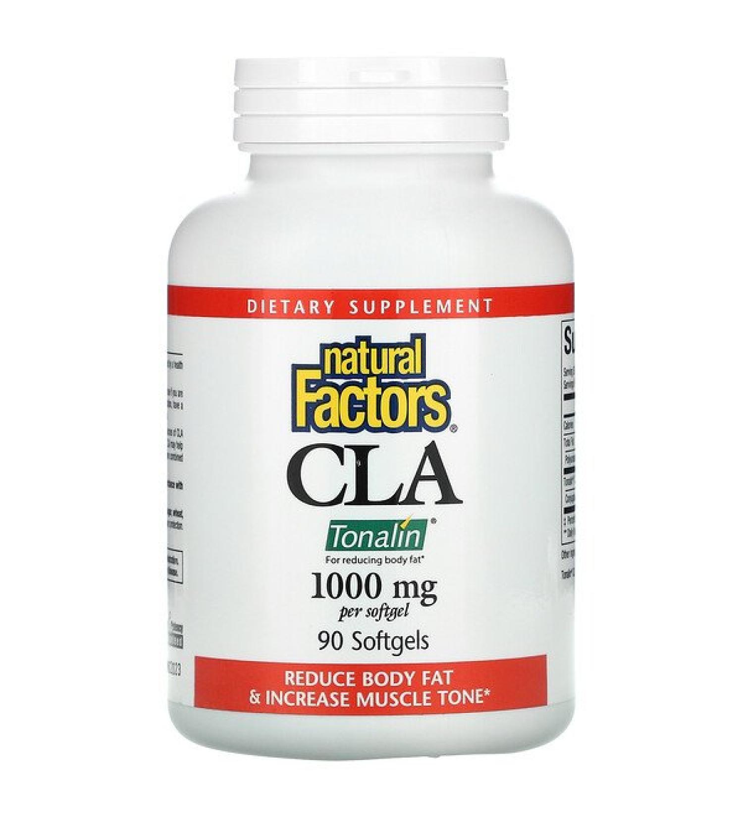 Natural Factors CLA  1000 mg 90 Softgels
