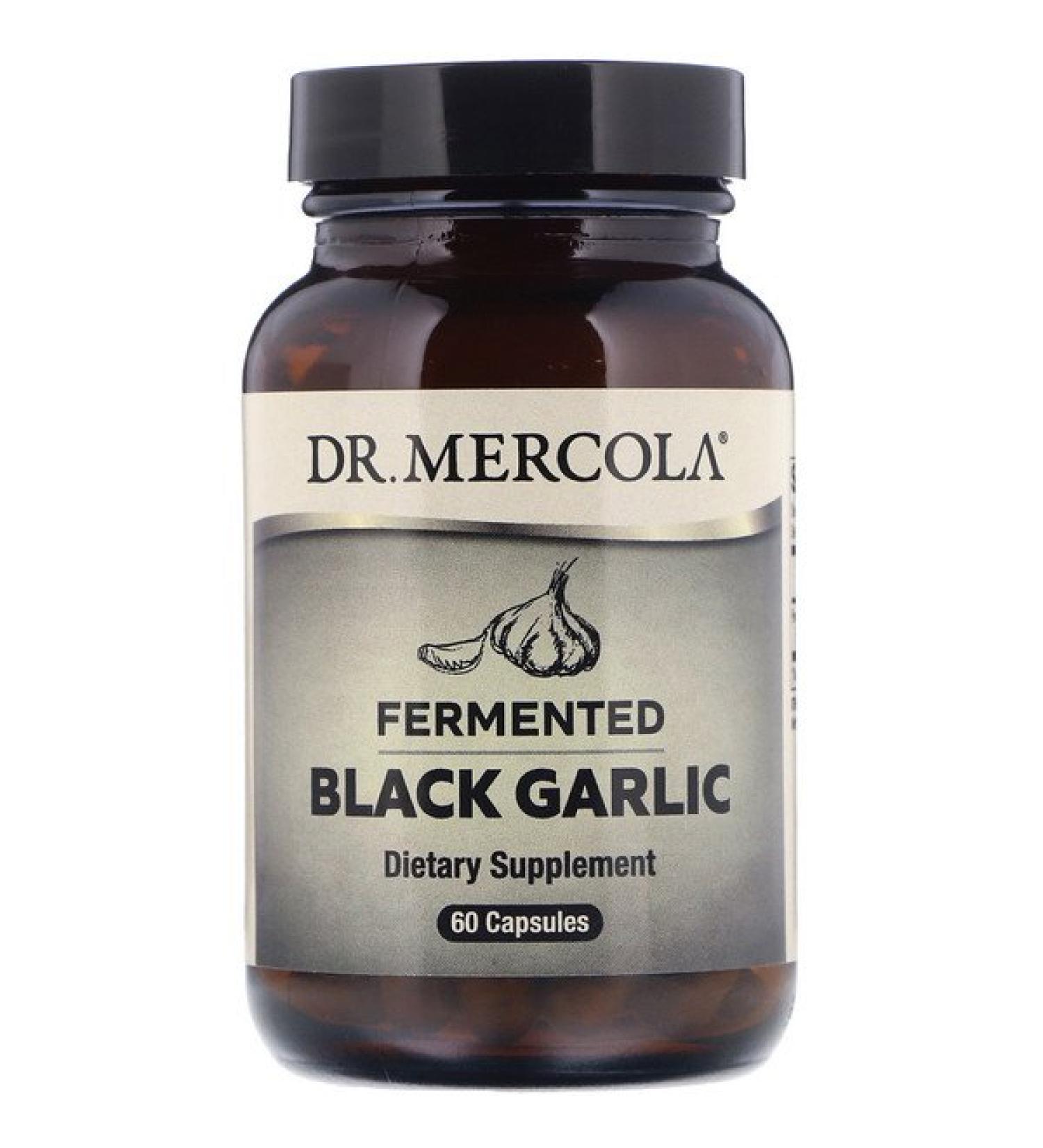 Dr. Mercola Fermented Black Garlic 60 Capsules