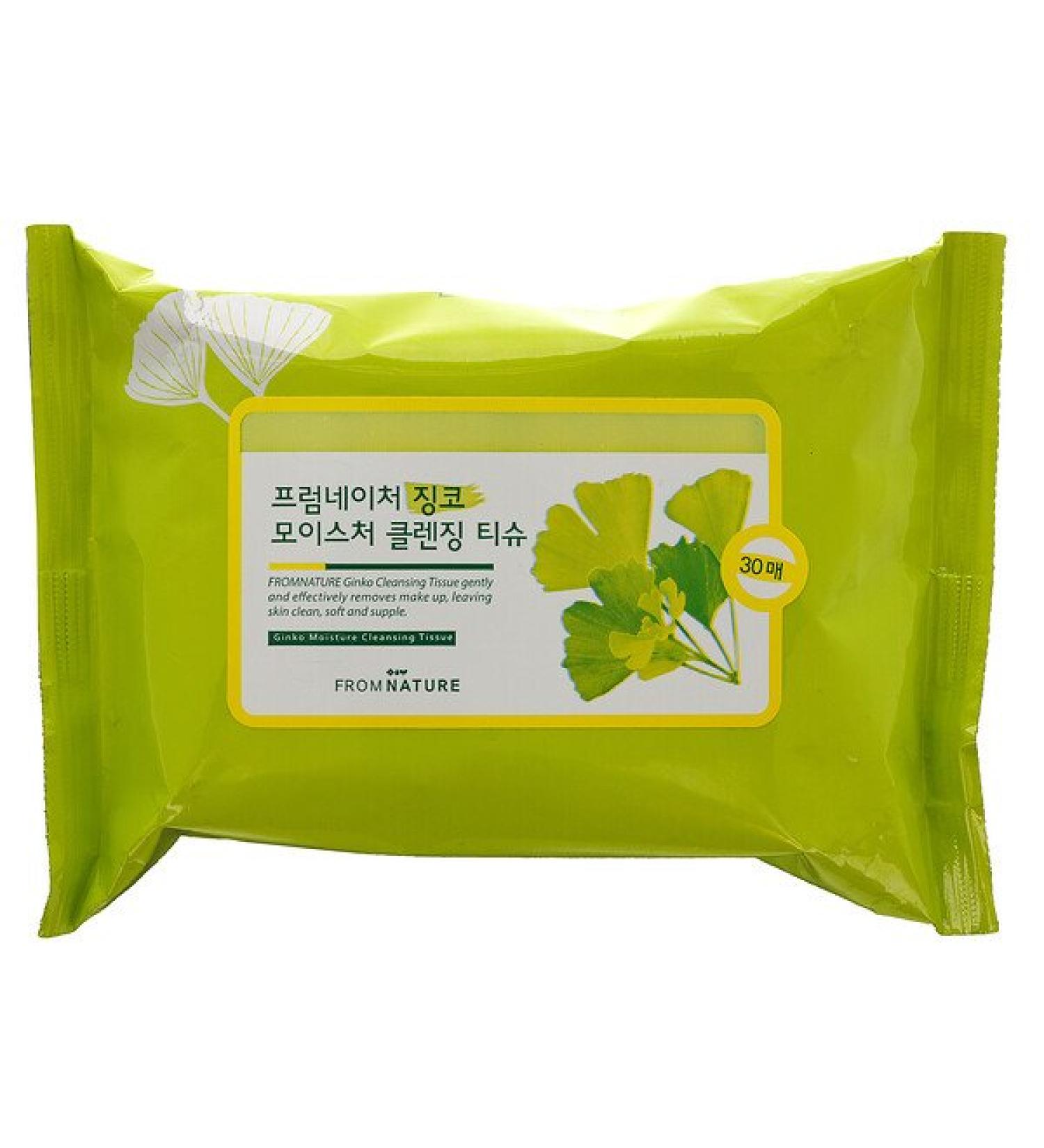 FromNature Ginko Moisture Cleansing Tissue 30 Tissues
