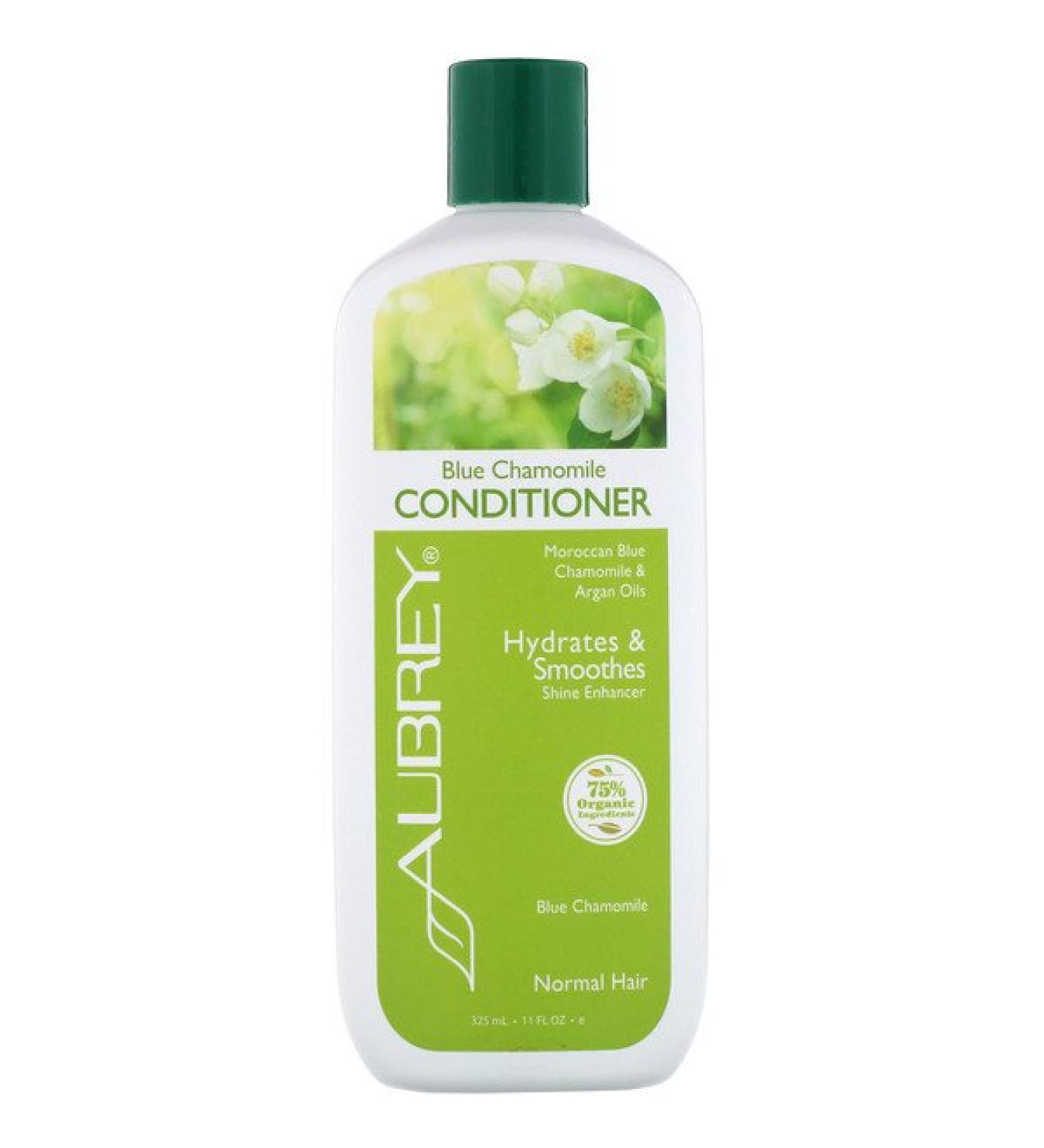Aubrey Organics Blue Chamomile Conditioner Hydrates & Smoothes Normal 11 fl oz (325 ml)