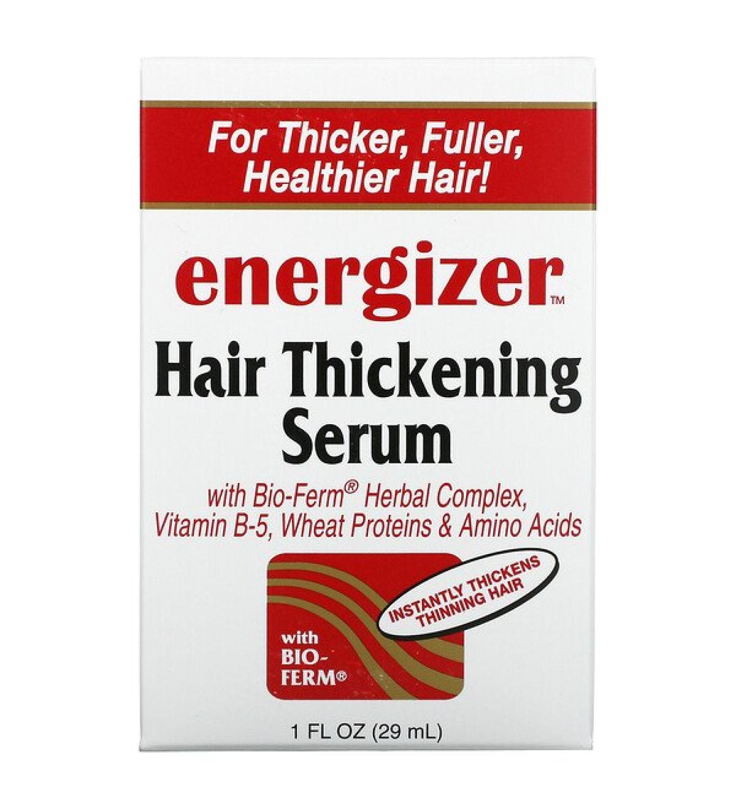 Hobe Labs Energizer Hair Thickening Serum 1 fl oz - Volumizing & Strengthening Formula - Buy Online on SooperMarket.com