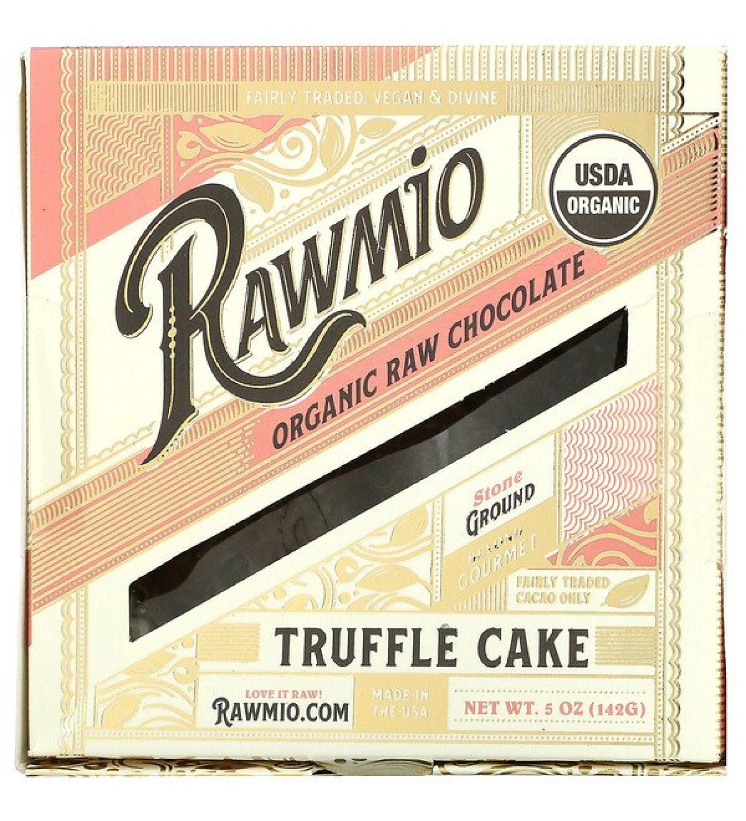 Rawmio Organic Raw Chocolate Truffle Cake  5 oz (142 g)
