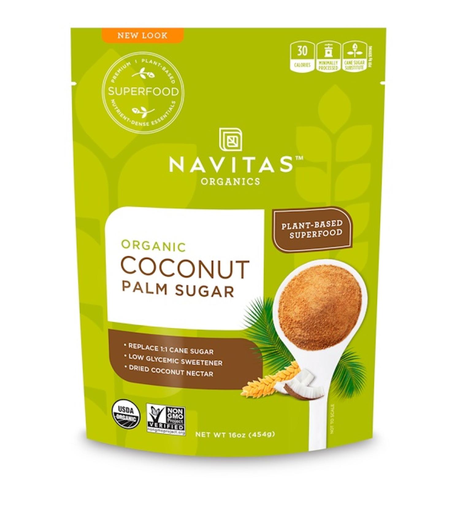 Navitas Organics Organic Coconut Palm Sugar 16 oz (454 g)