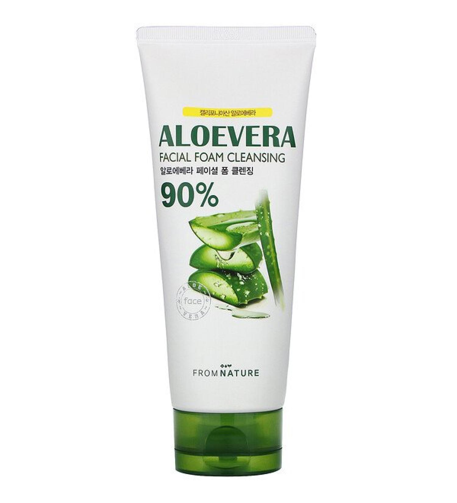 FromNature Aloe Vera 90% Facial Foam Cleansing 130 g