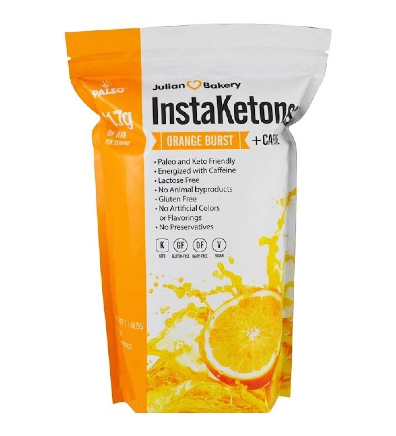 Julian Bakery InstaKetones Orange Burst + Caffeine 1.16 lbs (525 g)