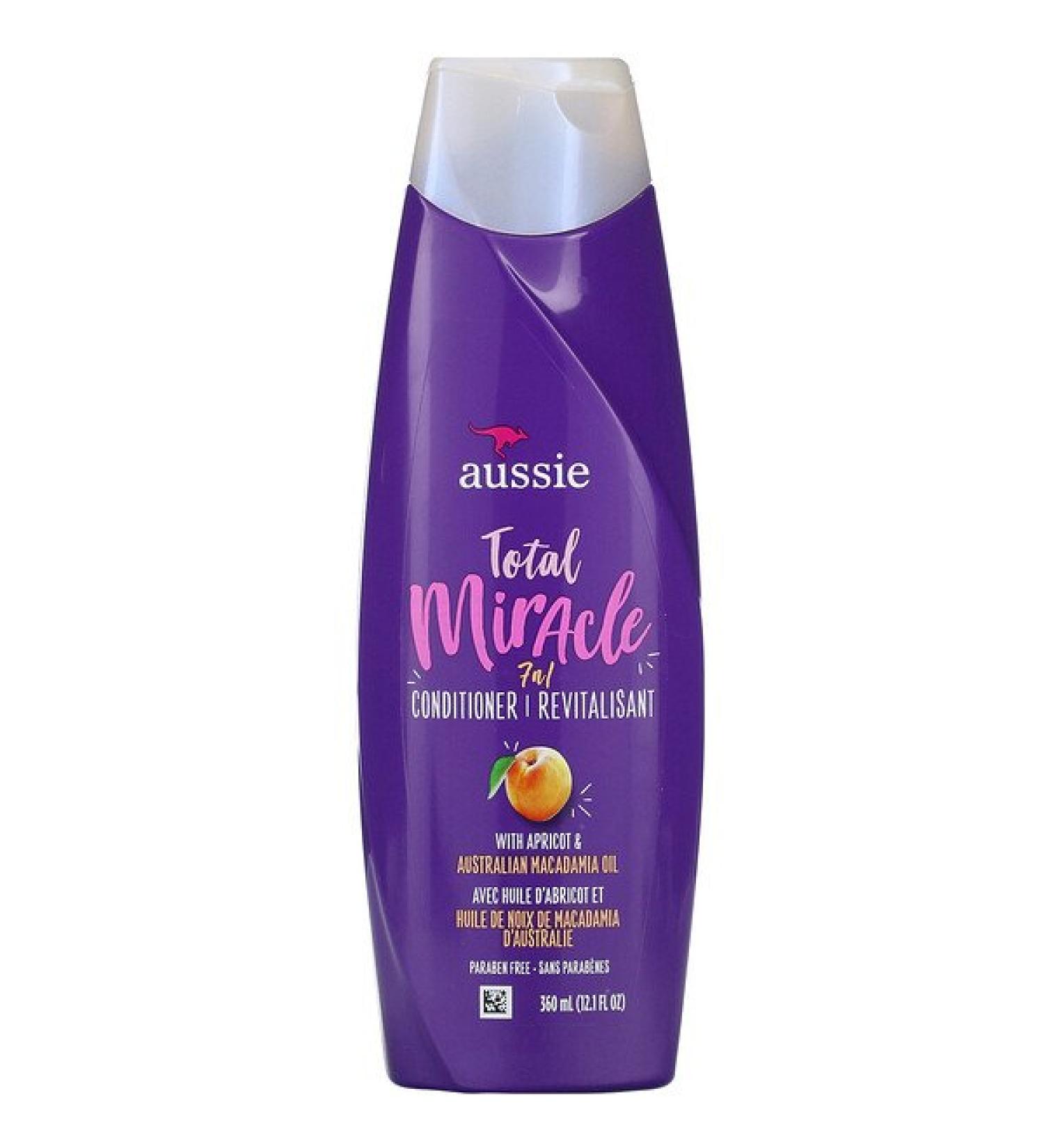 Aussie Total Miracle 7N1 Conditioner with Apricot & Australian Macadamia Oil 12.1 fl oz (360 ml)
