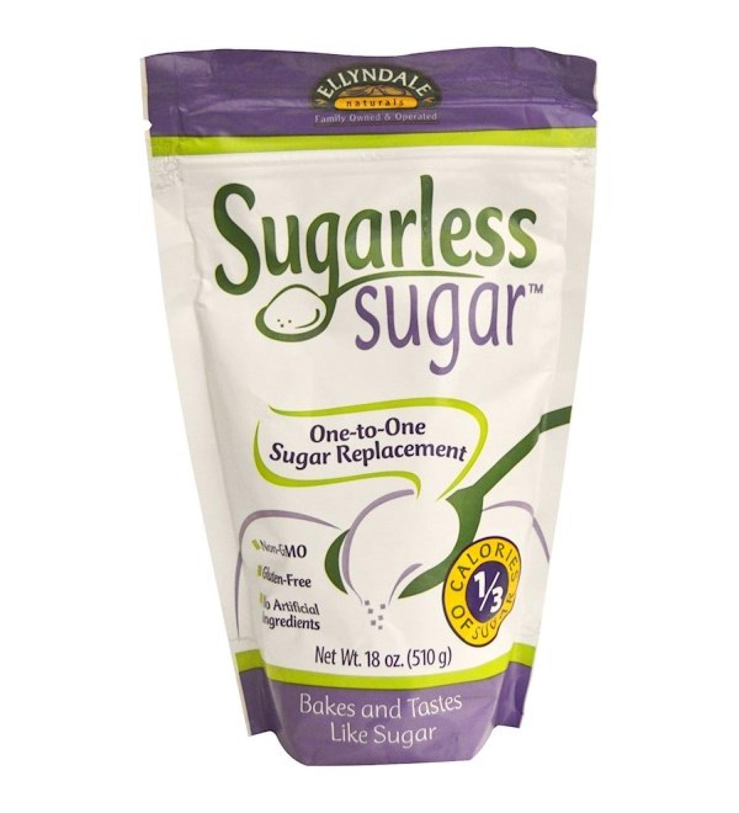 Now Foods Ellyndale Naturals Sugarless Sugar 18 oz (510 g)