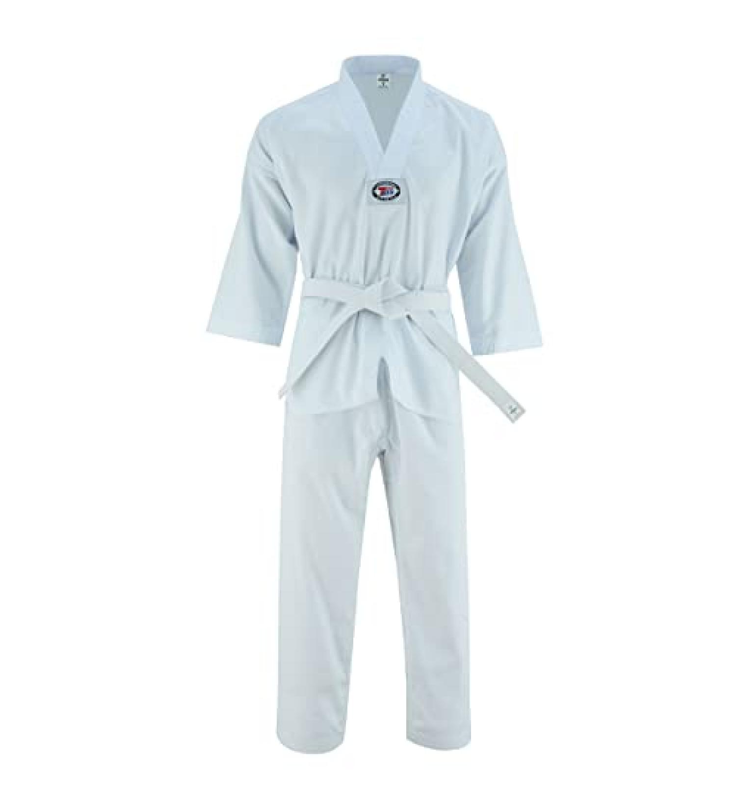 Jaguar 2023 Taekwondo Gi Uniform Set 8oz Ultra Light TKD Suit with Belt - White 0000 for Kids & Adults - Buy Online on SooperMarket.com