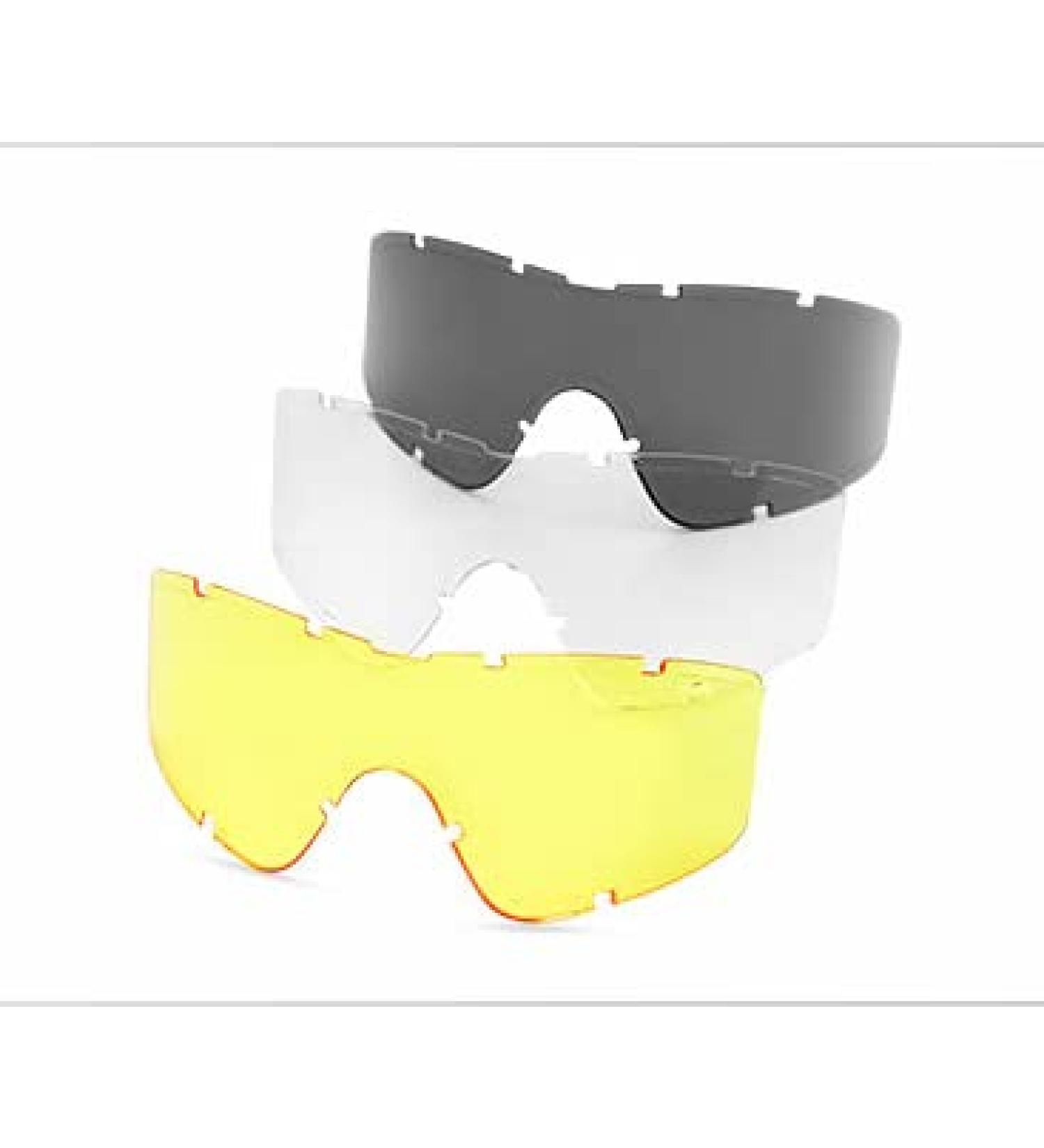 Tactical Goggles Replacement Lens Compatible with ESS Profile Series Goggles and Xaegistac Airsoft Goggles