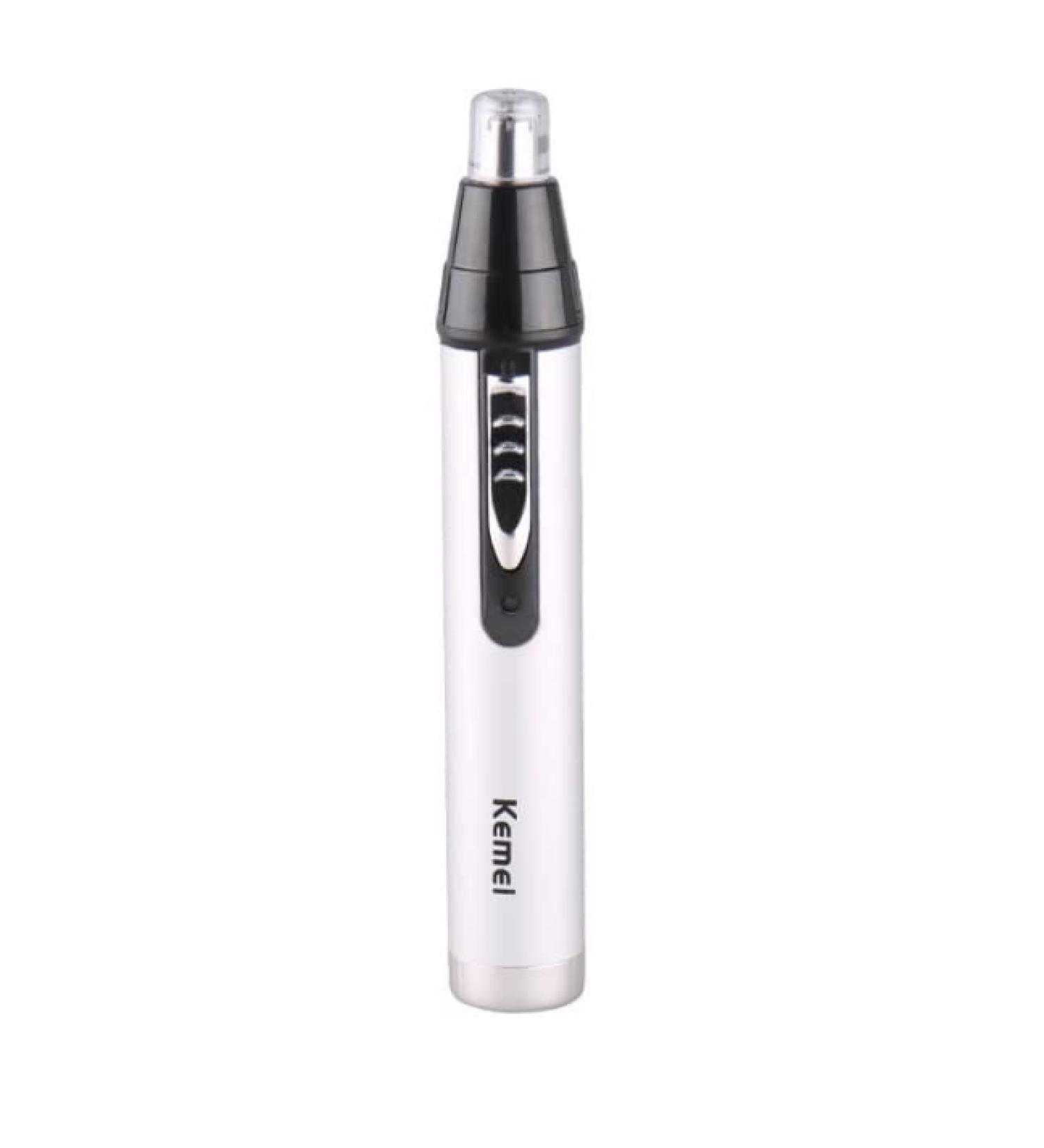 USB Rechargeable Nose & Ear Hair Trimmer Electric Eyebrow Groomer with Light | Perfect for Home & Travel - Buy Online on SooperMarket.com
