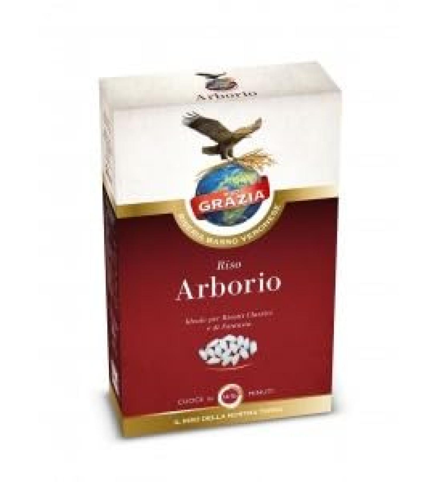 Rice Arborio 1kg | Authentic Italian Rice Perfect for Risotto | Italian arborio grain rice | Grazia | Artisan Italian - Buy Online on SooperMarket.com