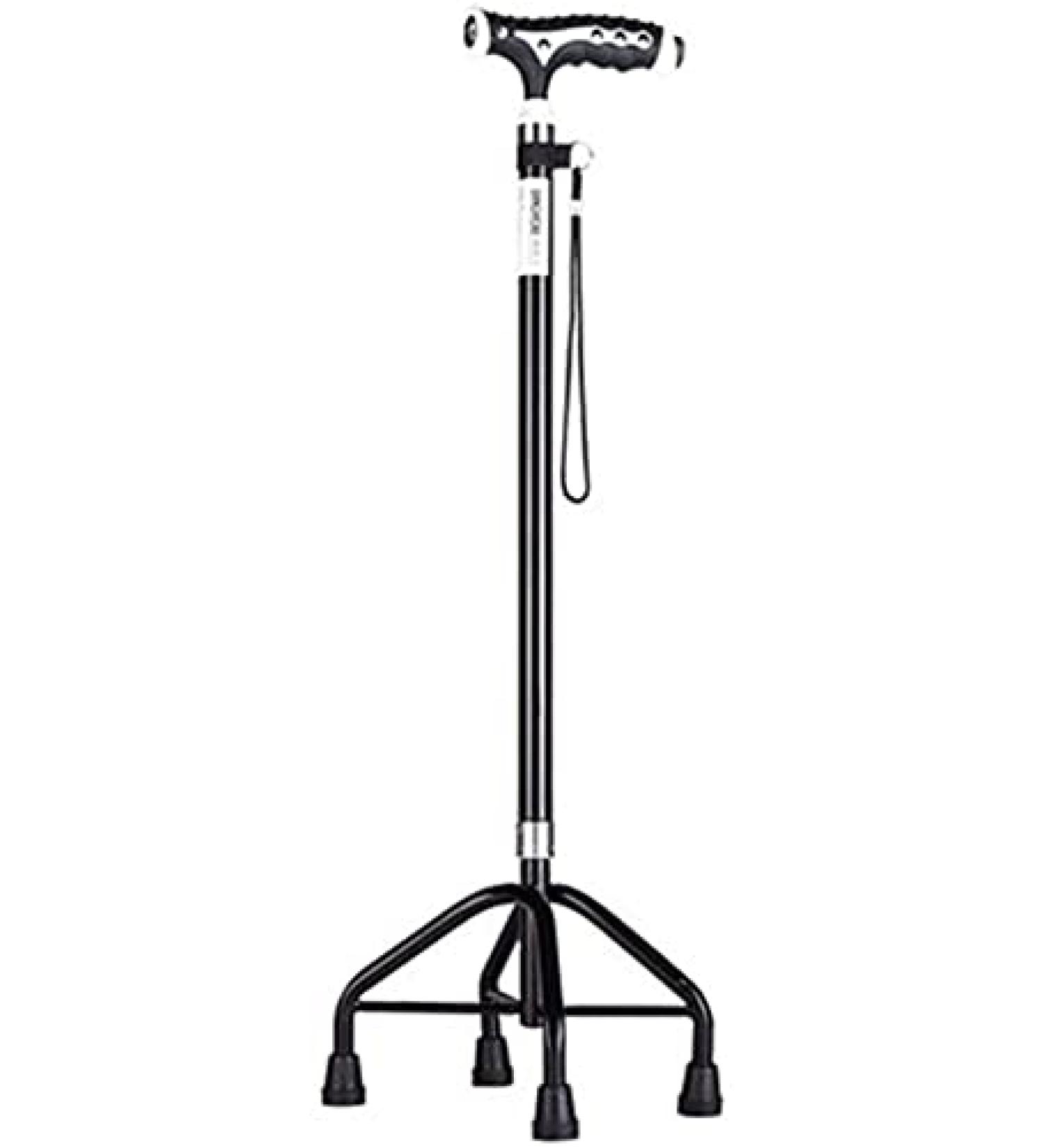 Canes Walking aids Crutch Elderly Man Four-Legged Walking Stick Corner Stick Elderly Telescopic Aluminum Alloy Magnetic Therapy Non-Slip Walker Walking Aid - Buy Online on SooperMarket.com