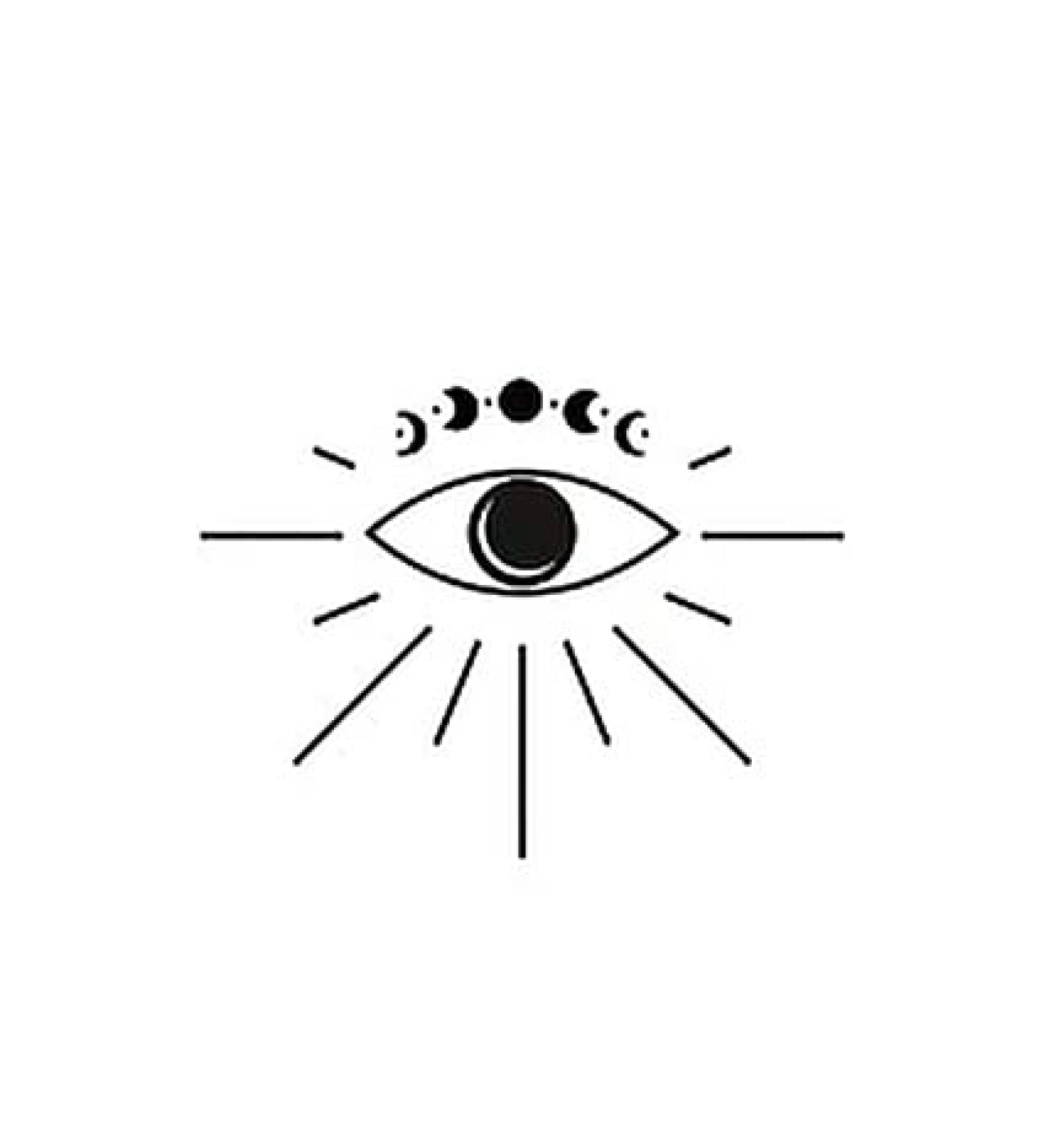Dopetattoo 6 Sheets Third Eye Temporary Tattoos for Men and Women - Neck, Arm, Chest - 3.7 X 3.7 Inch Fake Eyes Tattoo Set - Buy Online on SooperMarket.com