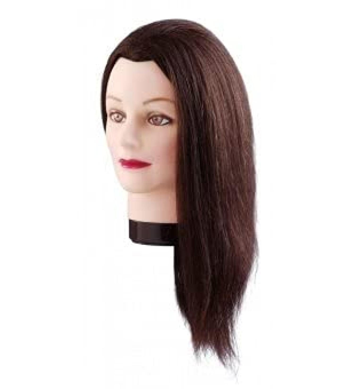 Comair 7000832 "Emma Human Hair Ubung Head Brown