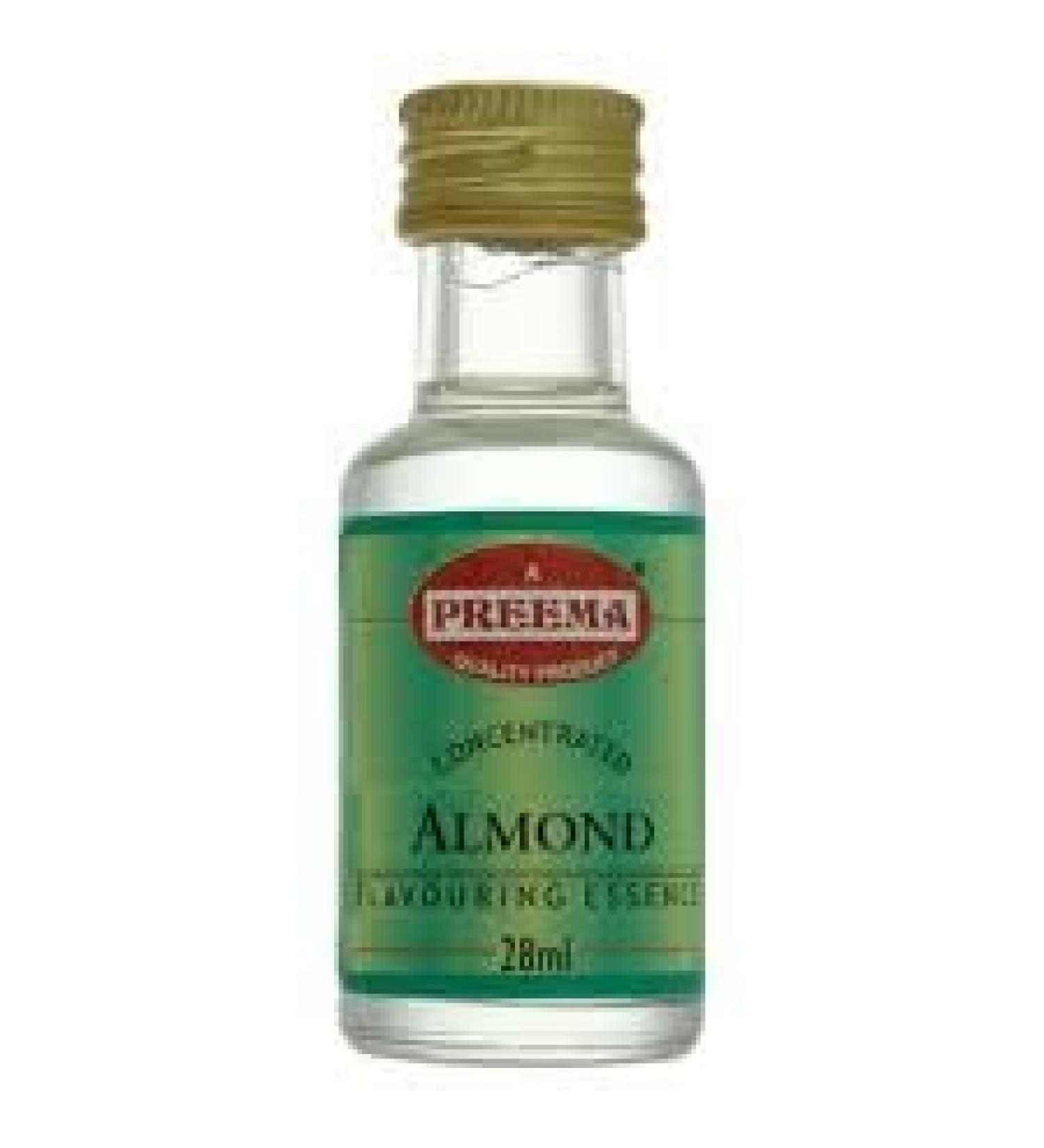 Preema | Almond Flavouring Essence 12X28ml X 12 Trays (144 Bottles) | Prefect For Baking | Halal | Premium Quality - Buy Online on SooperMarket.com