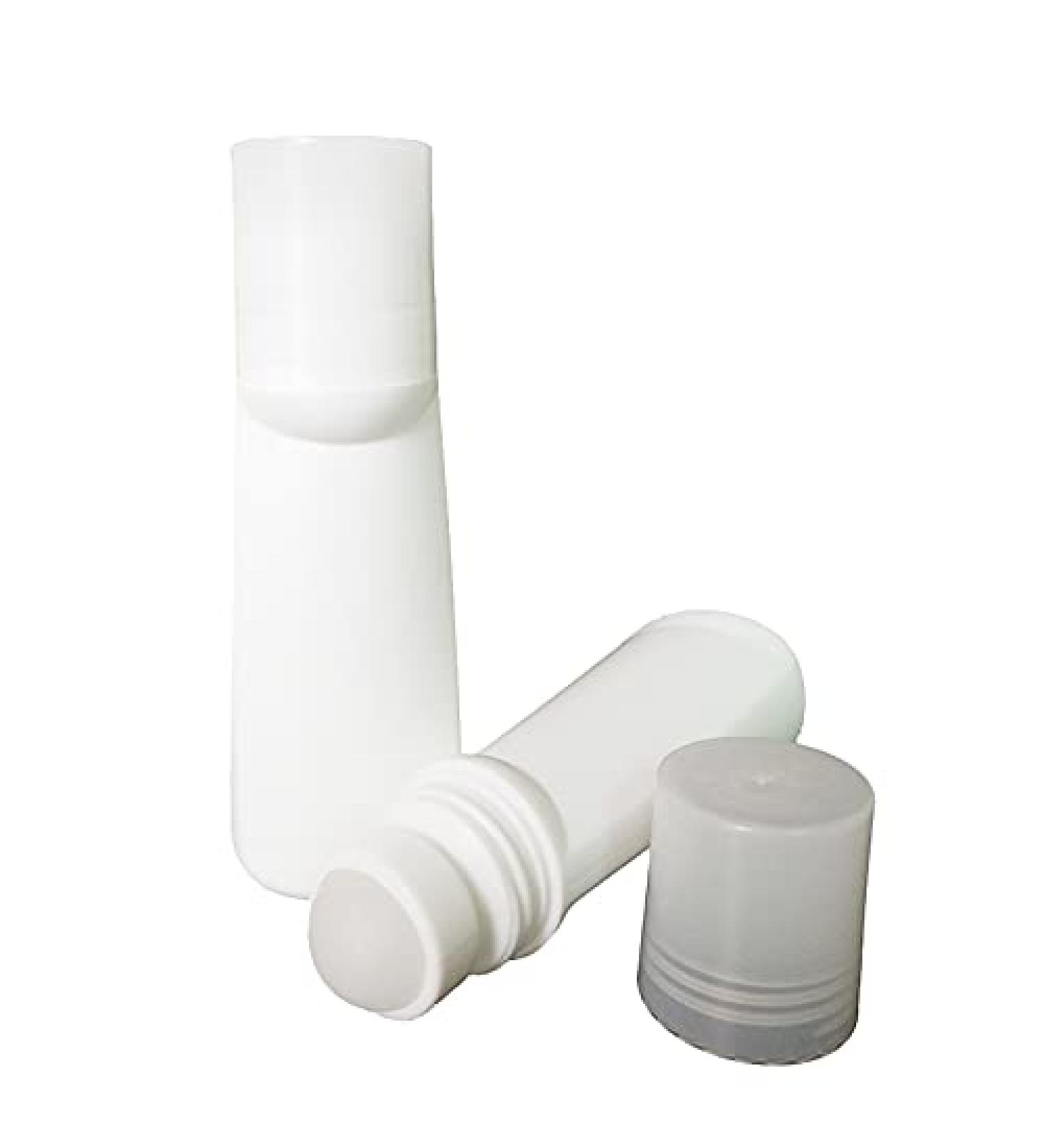 JIHUOO 4pcs 100ml Plastic Empty Roller Bottles - Ideal for Aromatherapy & Essential Oils - Travel-Friendly Roll-On Bottles - Buy Online on SooperMarket.com