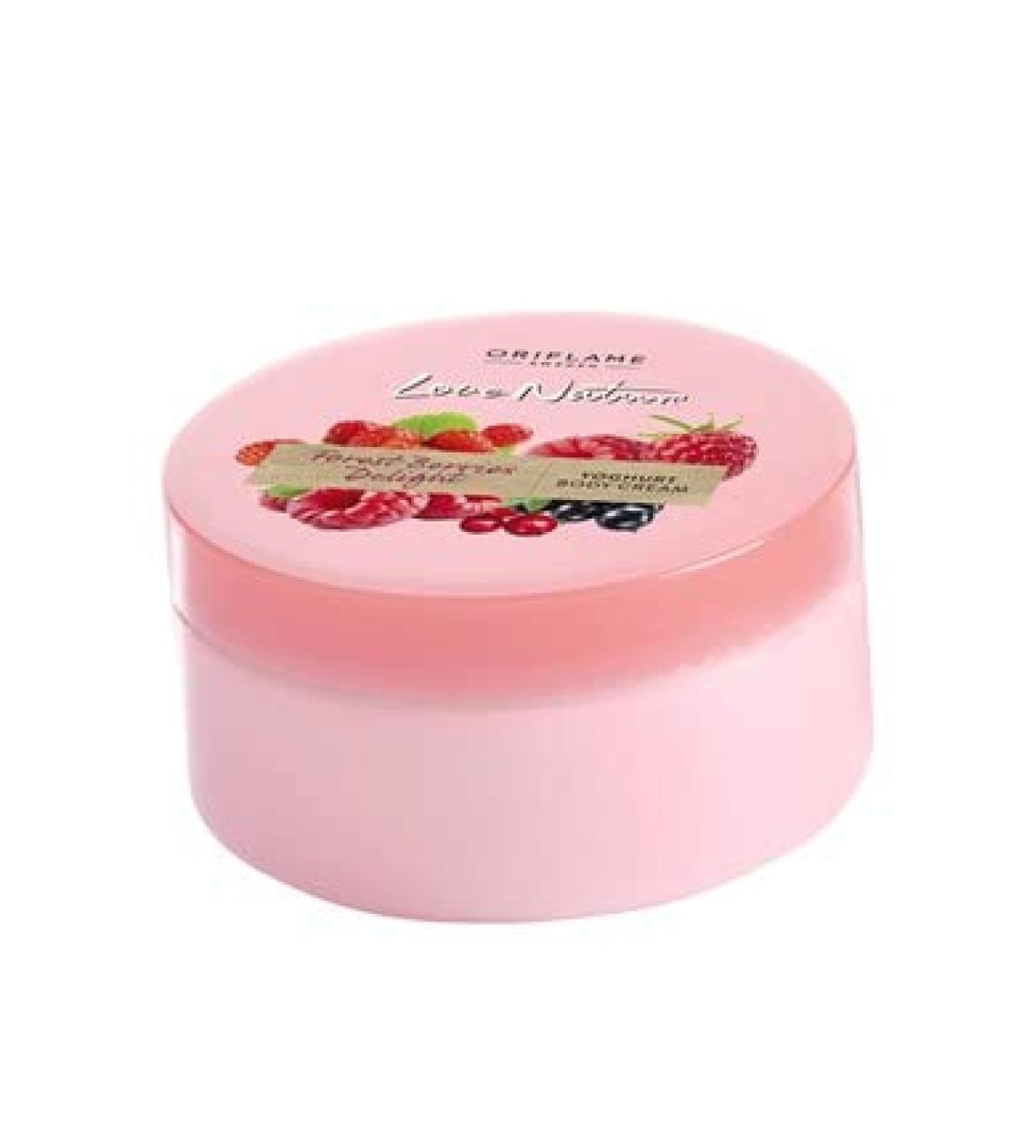 Buy Oriflame Love Nature Forest Berries Delight Yoghurt Body Cream - Nourishing Moisturizer for All Skin Types - International Shipping Available - Buy Online on SooperMarket.com