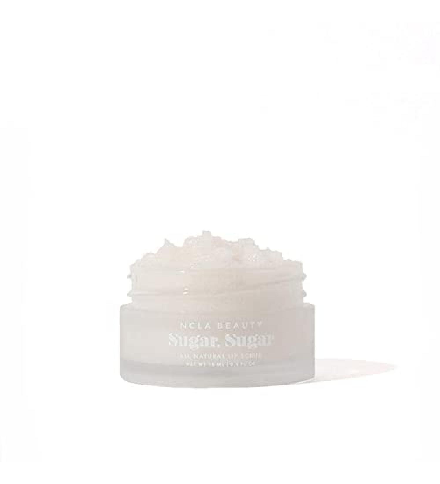 NCLA - Natural Sugar, Sugar Lip Scrub | Vegan, Cruelty-Free, Clean Skincare (Birthday Cake)