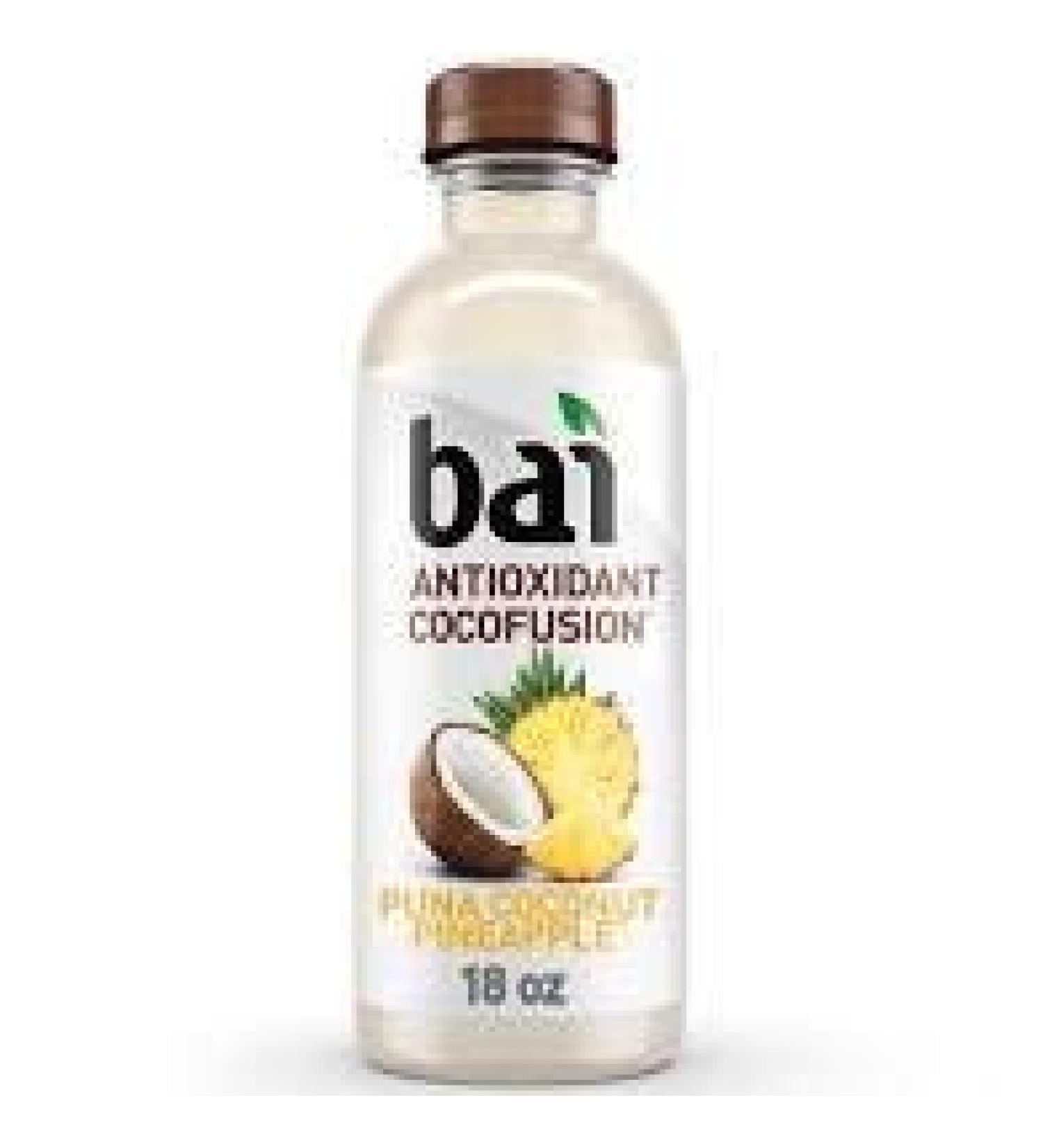 Bai Antioxidant Cocofusion Puna Coconut Pineapple, 18 oz, 6 Units