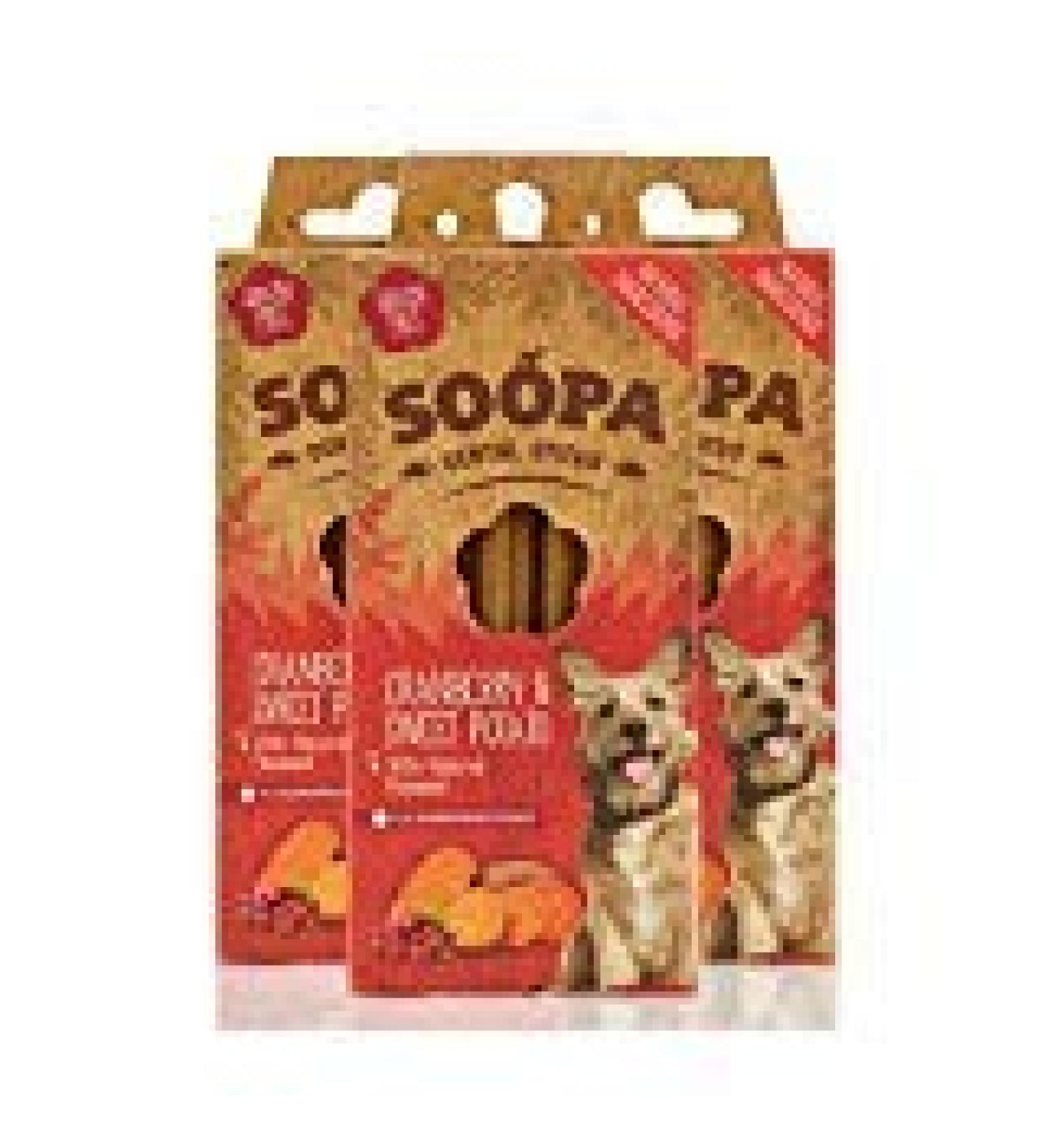 Soopa Cranberry and Sweet Potato Dental Dog Treats Vegan Grain Free Made in Ireland 3 Pack (12 Sticks) Cranberry and Sweet Potato 3 Pack (12 Sticks) - Buy Online on SooperMarket.com