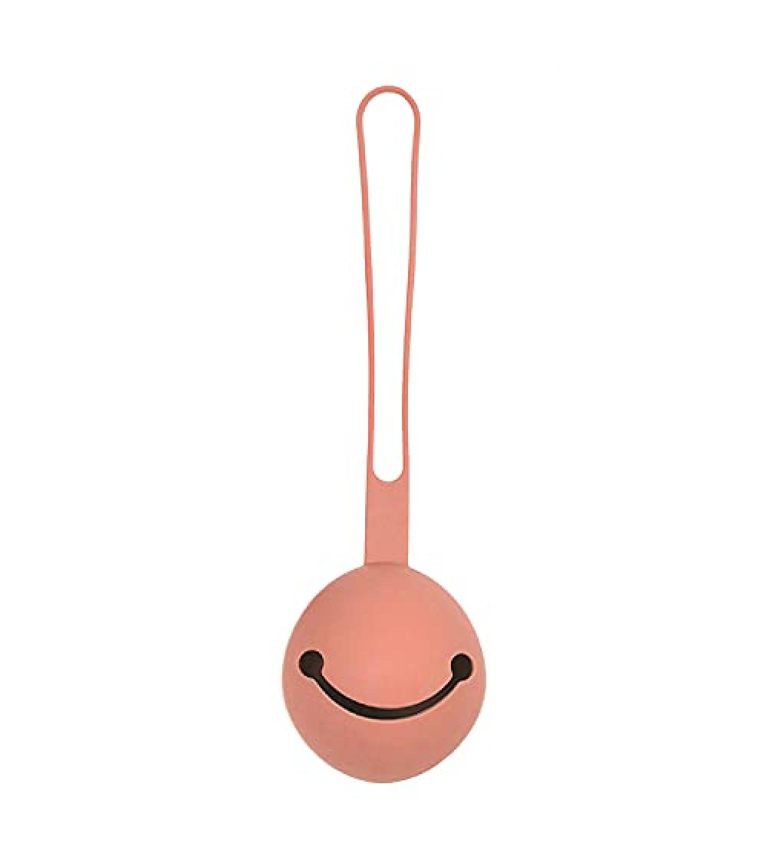 Pale Pink Pacifier Box Bag & Strap - Stylish Pacifier Storage for Babies | International Shipping - Buy Online on SooperMarket.com