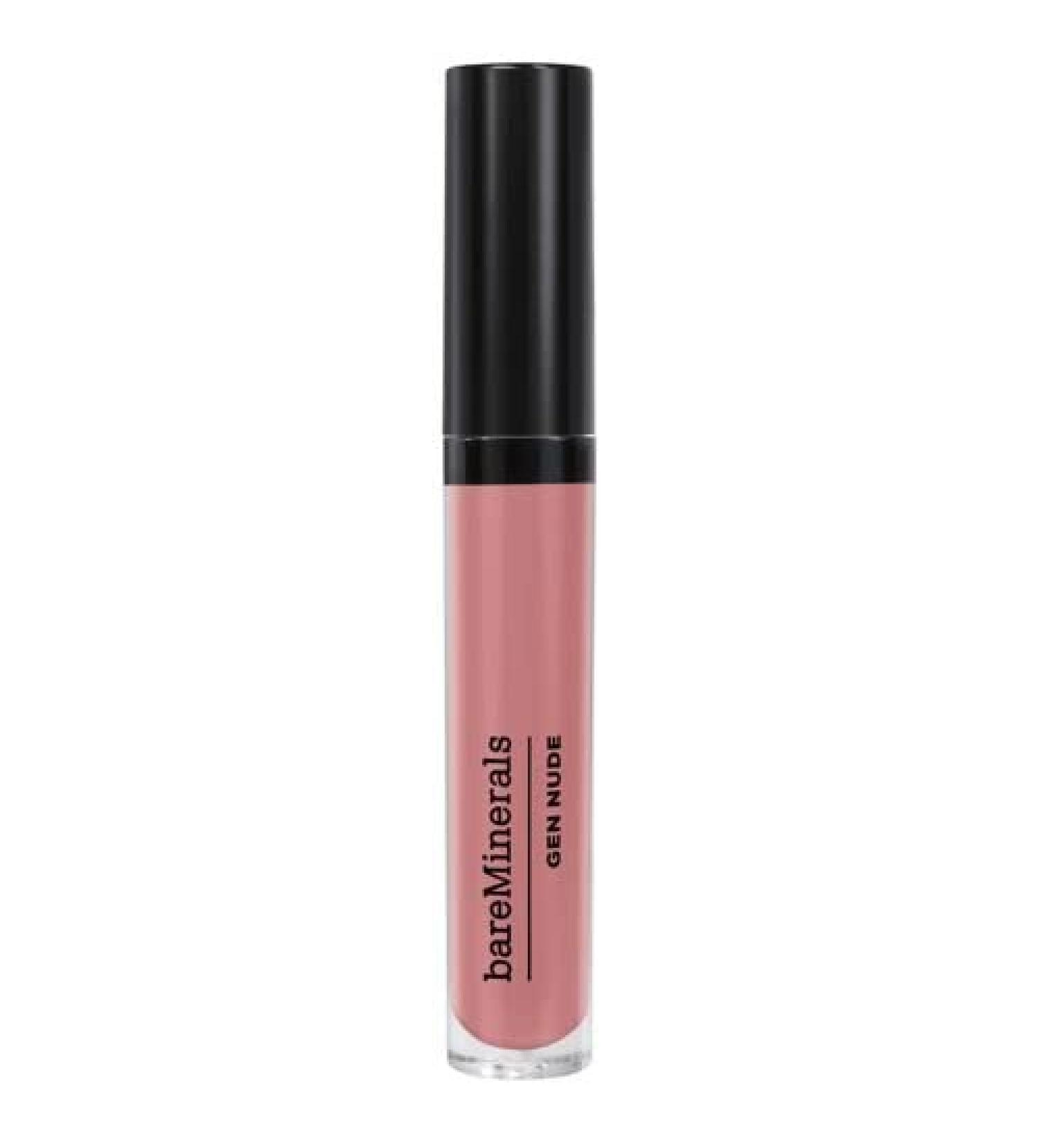 bareMinerals Gen Nude Patent Lip Lacquer Lip Gloss for Women Bestie 0.12 Ounce 1 Count (Pack of 1) Bestie