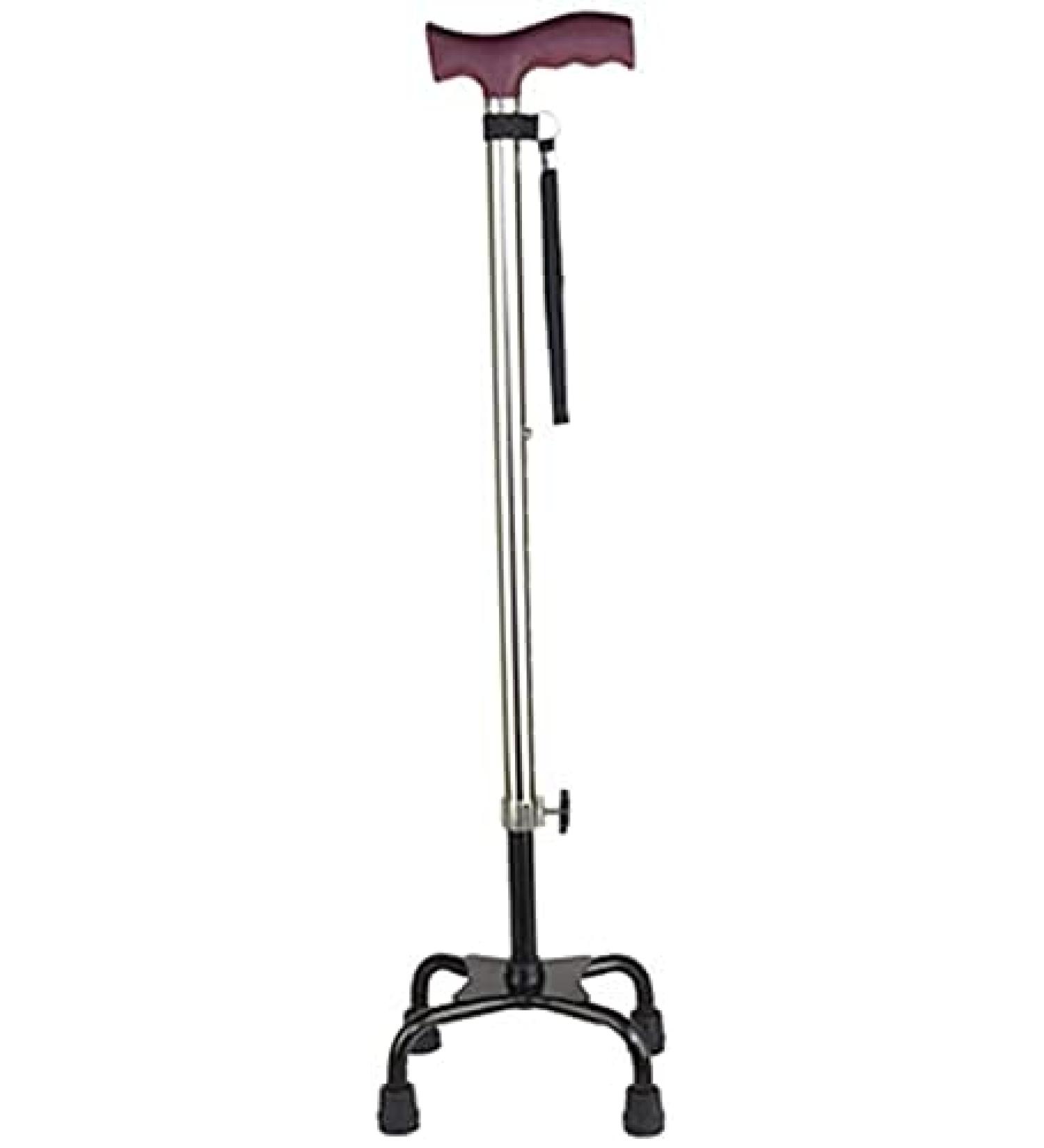 Canes Walking Stick Light 4 Foot Walking Stick Telescopic Stable Height Adjustable Silver Walking Stick and Crutch for The Elderly Old Man Handicapped Woman Injured - Buy Online on SooperMarket.com