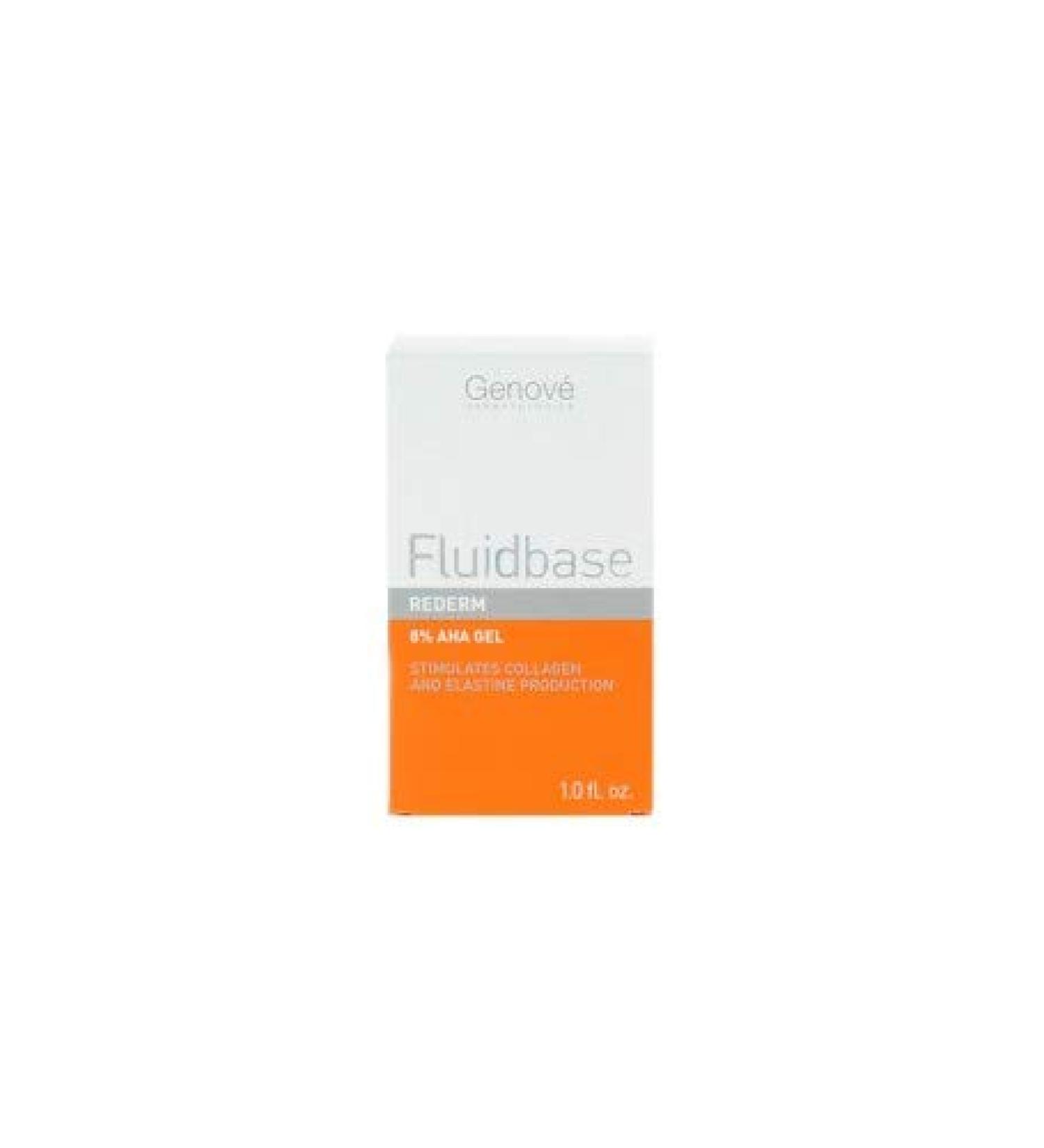 GENOV Fluidbase Gel Forte 8% AHA 30ml Moisturizer for Smooth Skin Reduces Dead Skin Cells Rich in Lactic Acid Ideal for Excess Keratinization - Buy Online on SooperMarket.com
