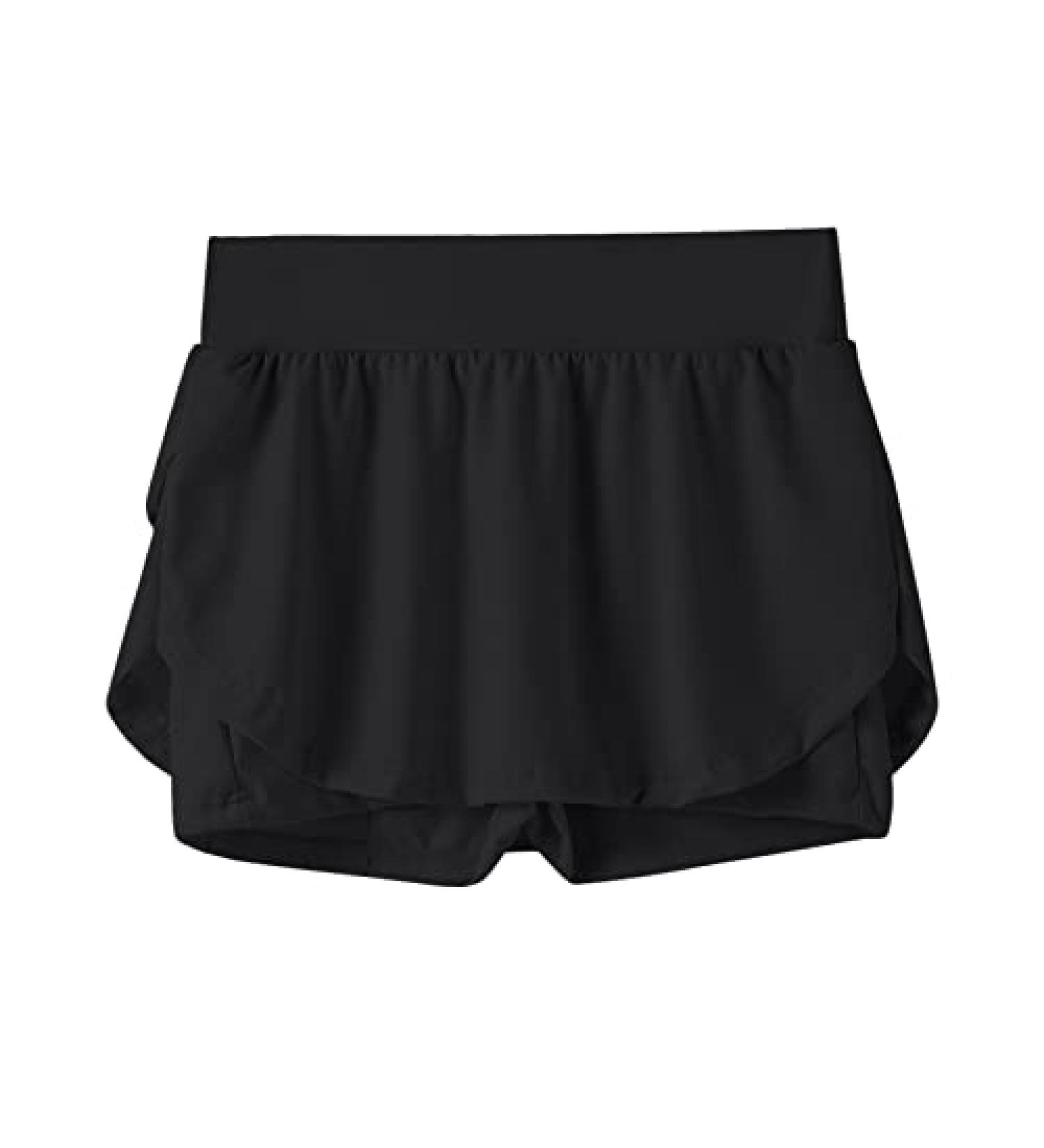 Beehong Toddler Kids Girls Black Sports Shorts with Pockets | Size 6-7 Years - Buy Online on SooperMarket.com