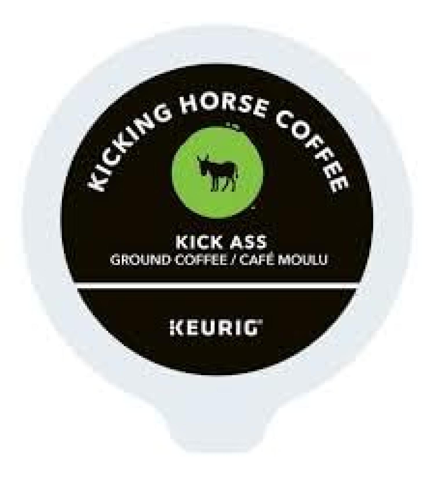 Kicking Horse Kick Ass Dark Roast K-Cup Coffee Pods 96 Count - Buy Online on SooperMarket.com