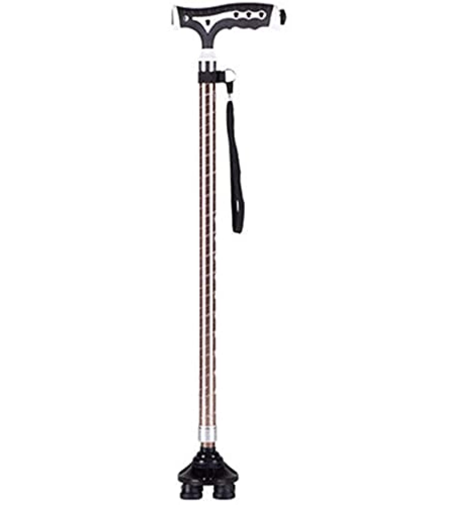 Canes Walking aids Crutch Elderly Man Four-Legged Walking Stick Corner Stick Elderly Telescopic Aluminum Alloy Magnetic Therapy Non-Slip Walker Walking Aid - Buy Online on SooperMarket.com