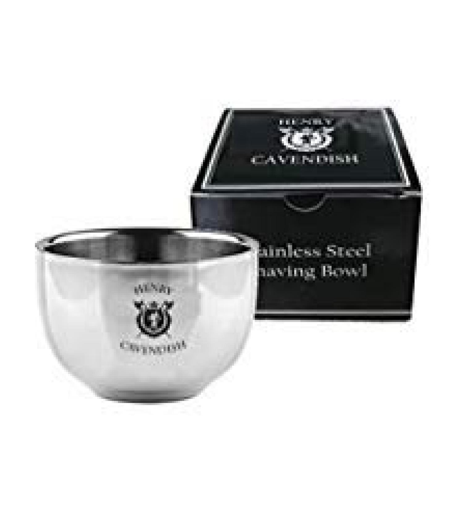 Henry Cavendish Stainless Steel Shaving Soap Bowl. Enhance Your Shave with the Best Mug and buy yourself a Good Shaving Brush.