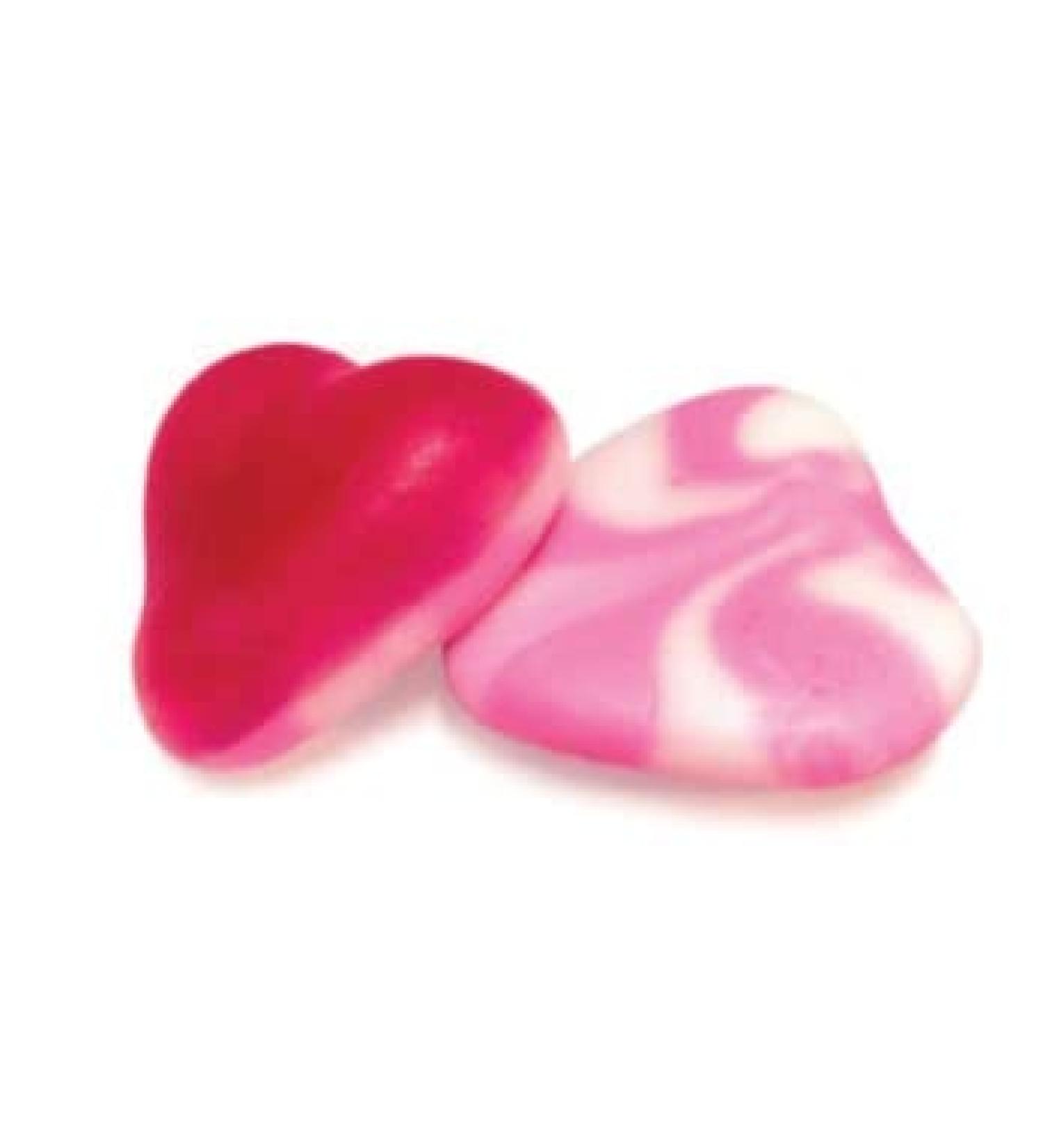 Chewy Twist Hearts Sweets Share Bag - 1kg