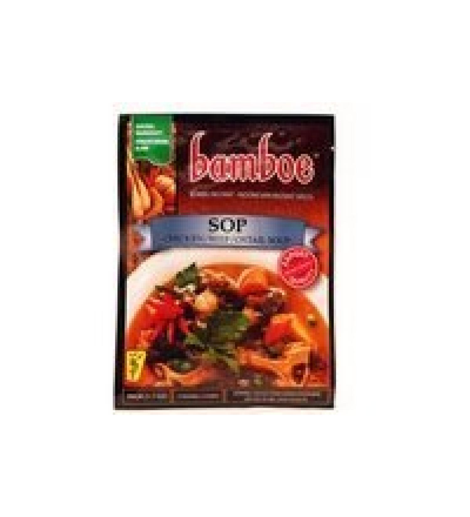 bamboe - SOP INSTANT SPICES FOR CHICKEN / BEEF / OXTAIL SOUP - 6 x 1.7 OZ / 49 g - Product of Indonesia by N/A